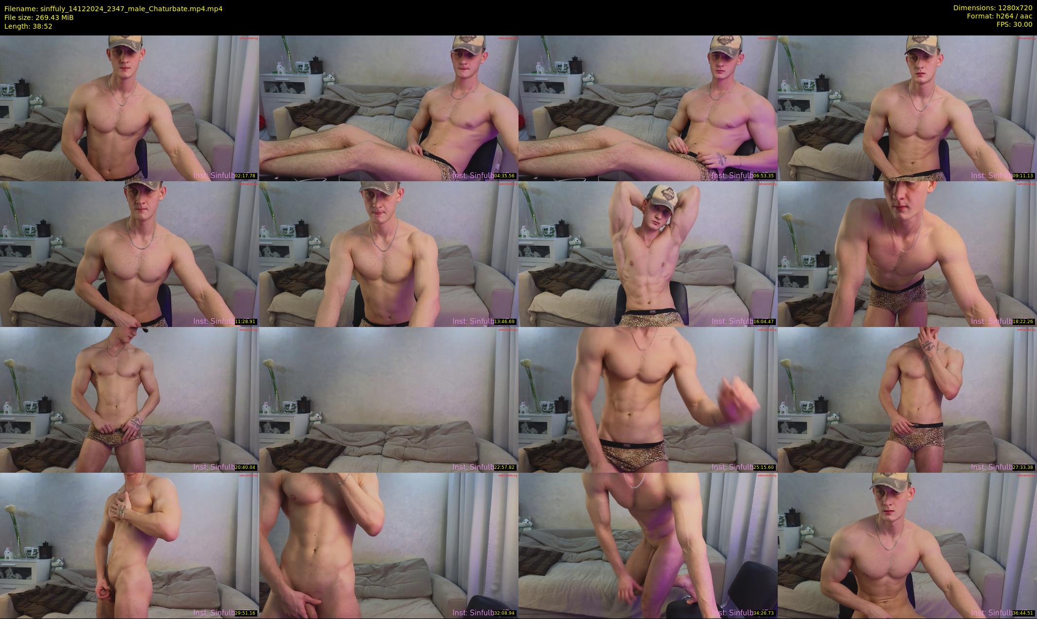 sinffuly — 39 minute Chaturbate male cam show recording, 720p, Dec 14, 2024