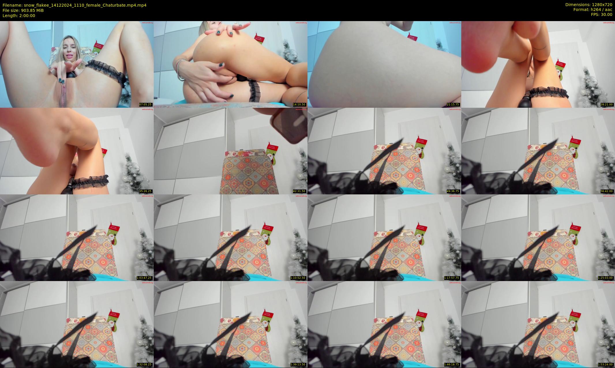 snow_flakee — 120 minute Chaturbate female cam show recording, 720p, Dec 14, 2024