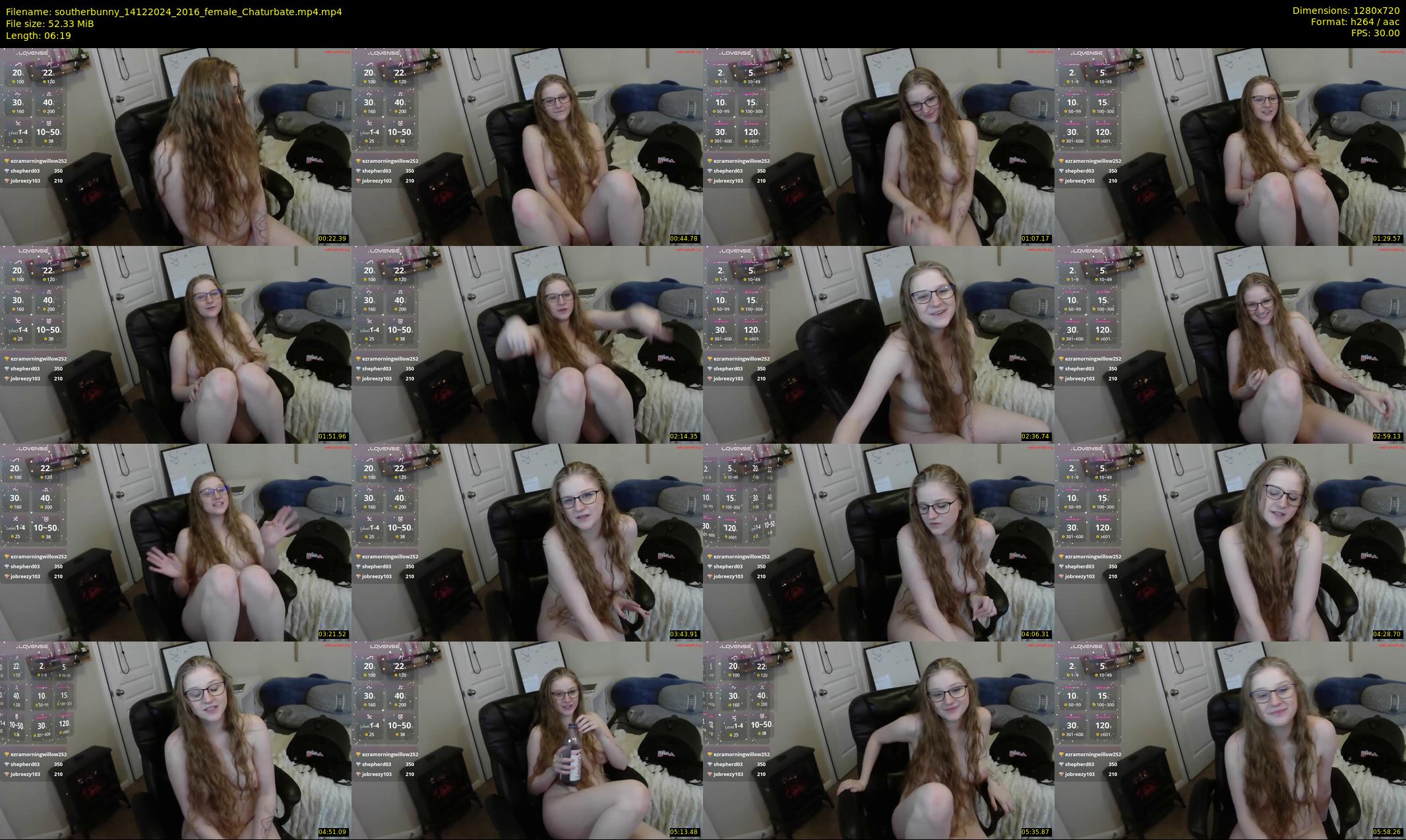 southerbunny — 7 minute Chaturbate female cam show recording, 720p, Dec 14, 2024