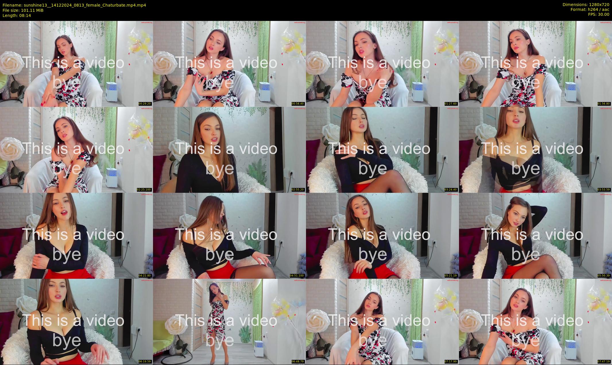 sunshine13_ — 9 minute Chaturbate female cam show recording, 720p, Dec 14, 2024