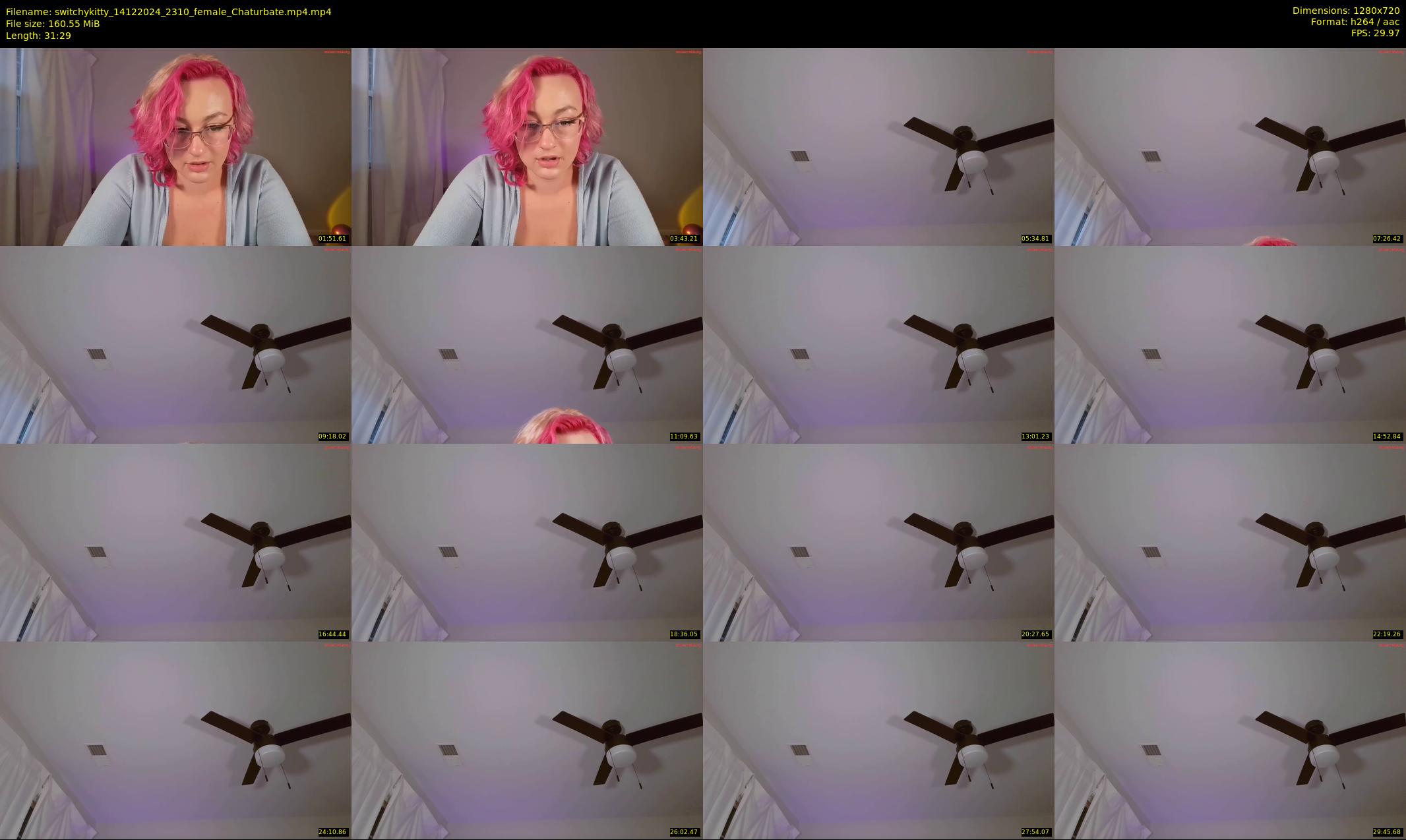 switchykitty — 32 minute Chaturbate female cam show recording, 720p, Dec 14, 2024