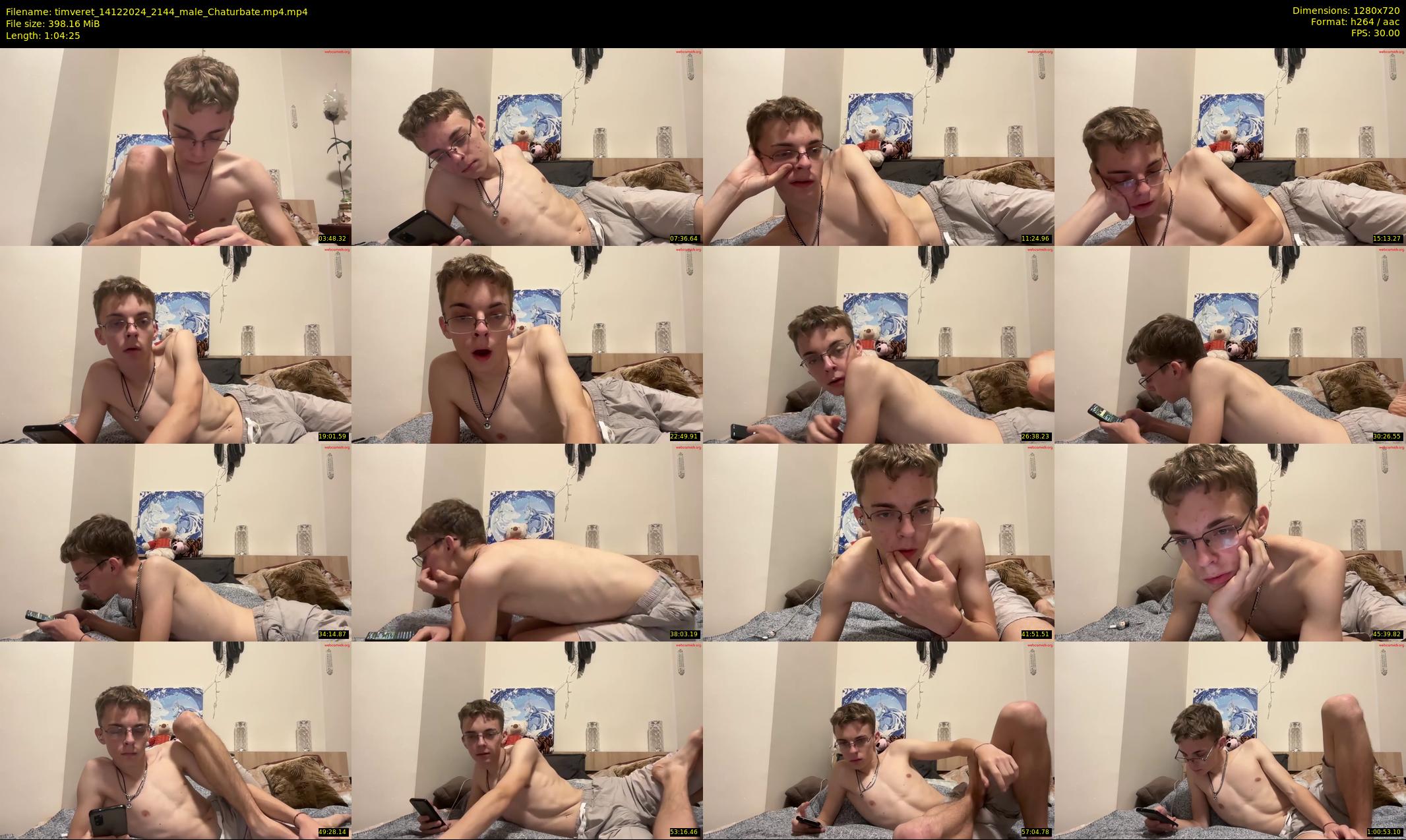 timveret — 65 minute Chaturbate male cam show recording, 720p, Dec 14, 2024