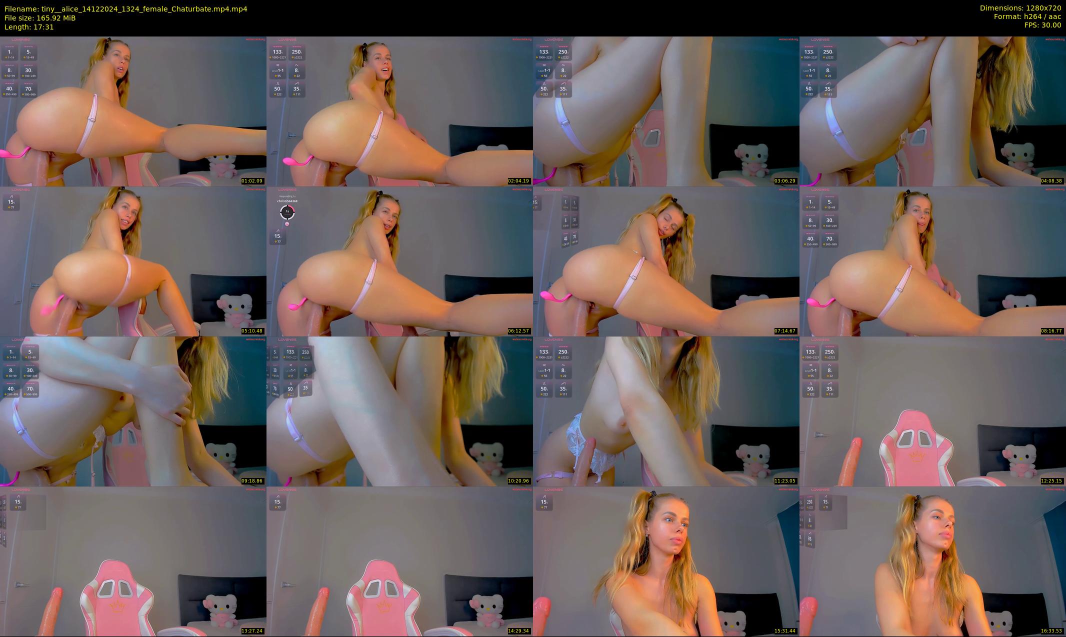 tiny__alice — 18 minute Chaturbate female cam show recording, 720p, Dec 14, 2024
