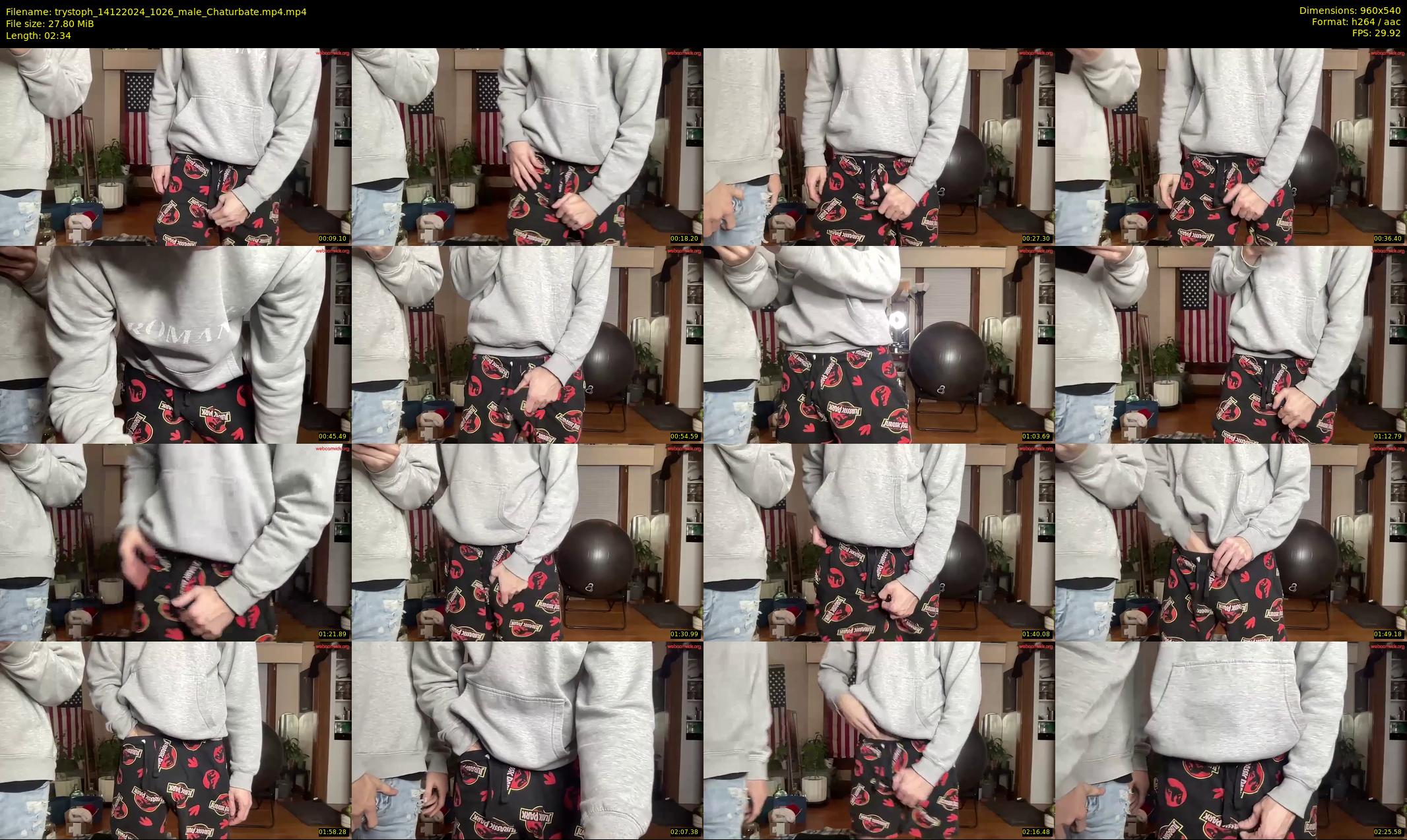 trystoph — 3 minute Chaturbate male cam show recording, 480p, Dec 14, 2024