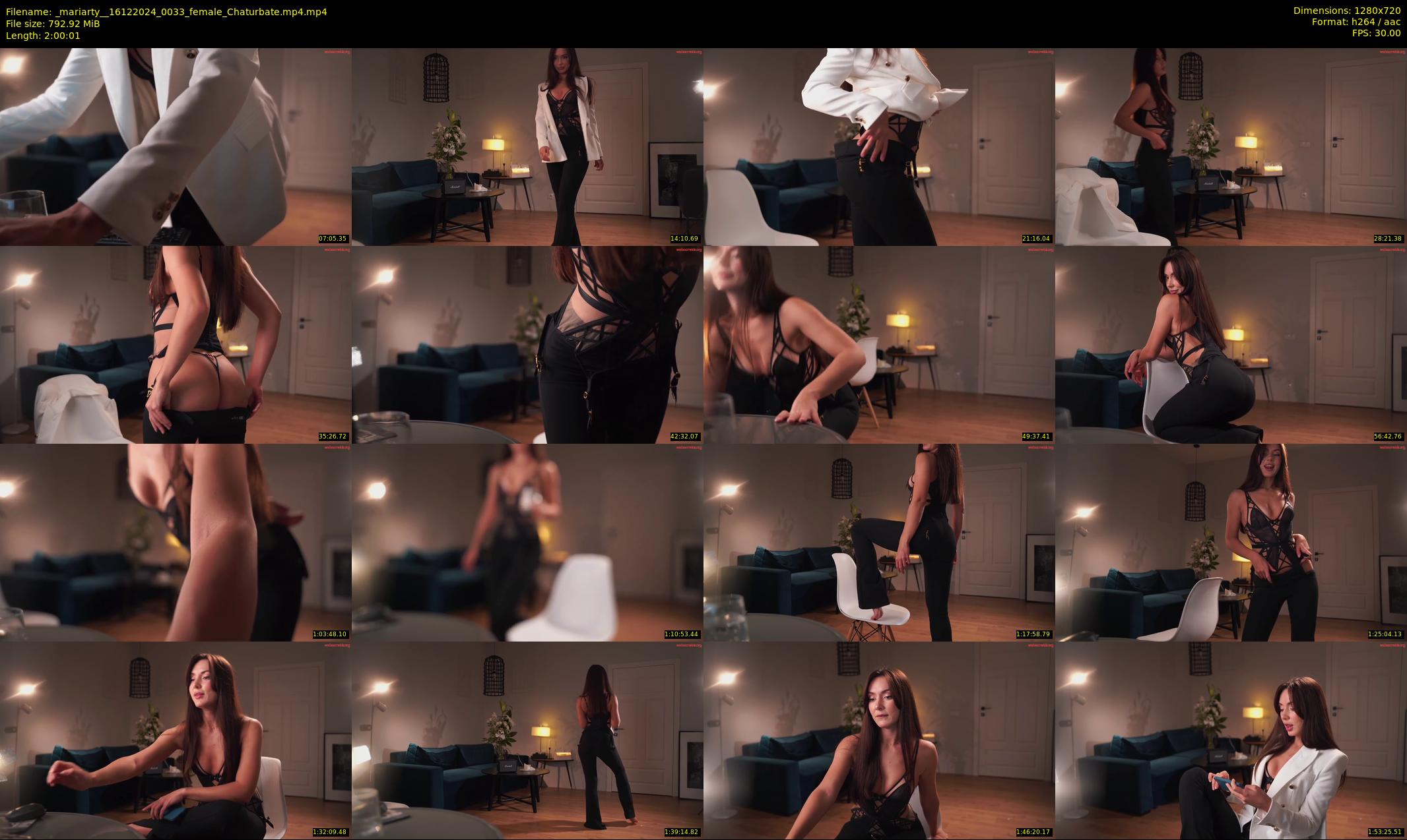 _mariarty_ — 121 minute Chaturbate female cam show recording, 720p, Dec 16, 2024