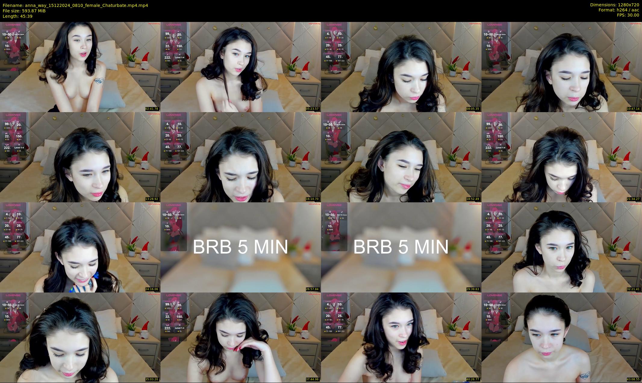 anna_way — 46 minute Chaturbate female cam show recording, 720p, Dec 15, 2024