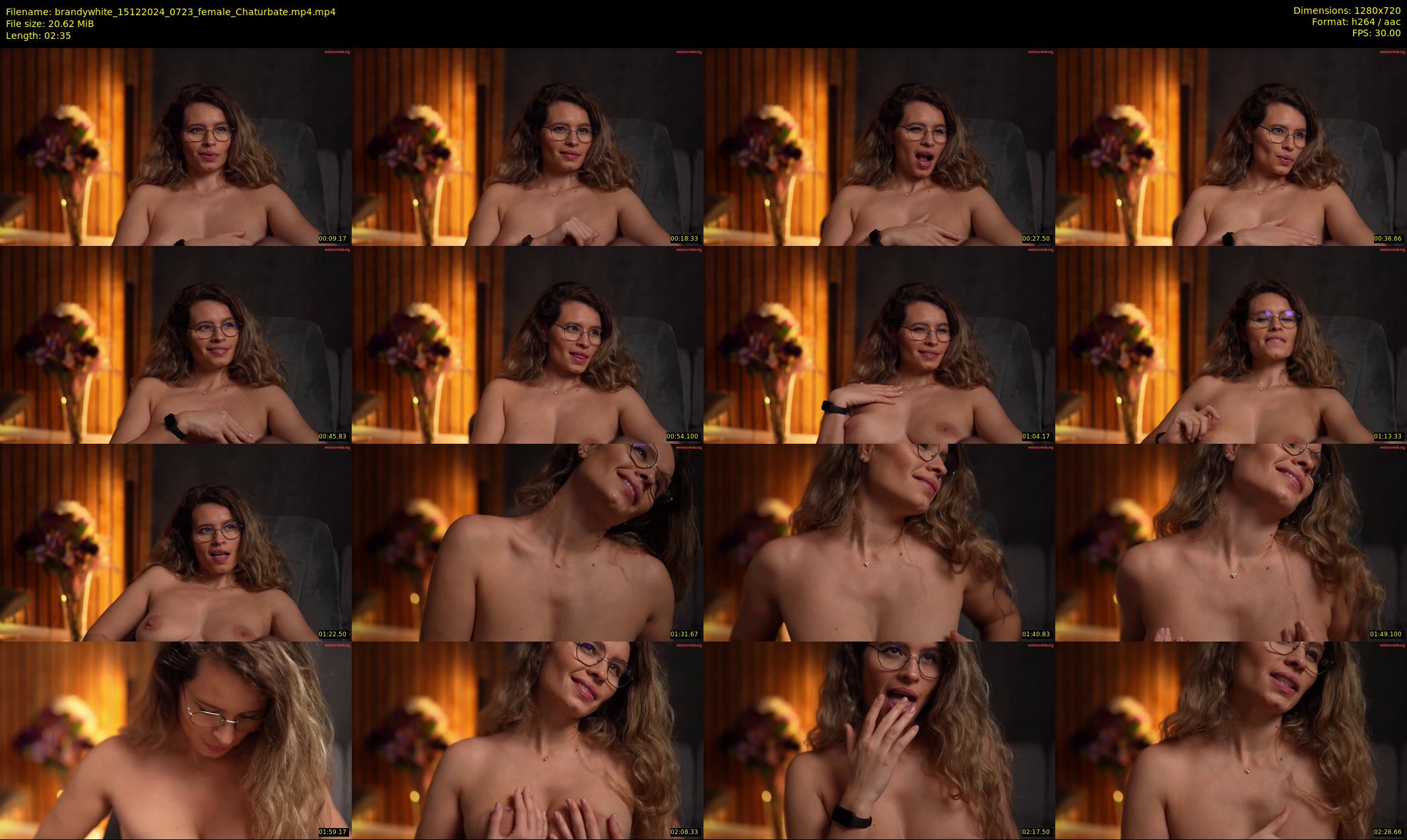 brandywhite — 3 minute Chaturbate female cam show recording, 720p, Dec 15, 2024