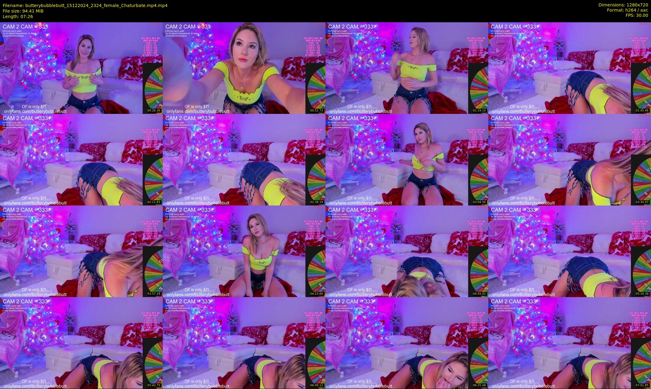 butterybubblebutt — 8 minute Chaturbate couple cam show recording, 720p, Dec 15, 2024