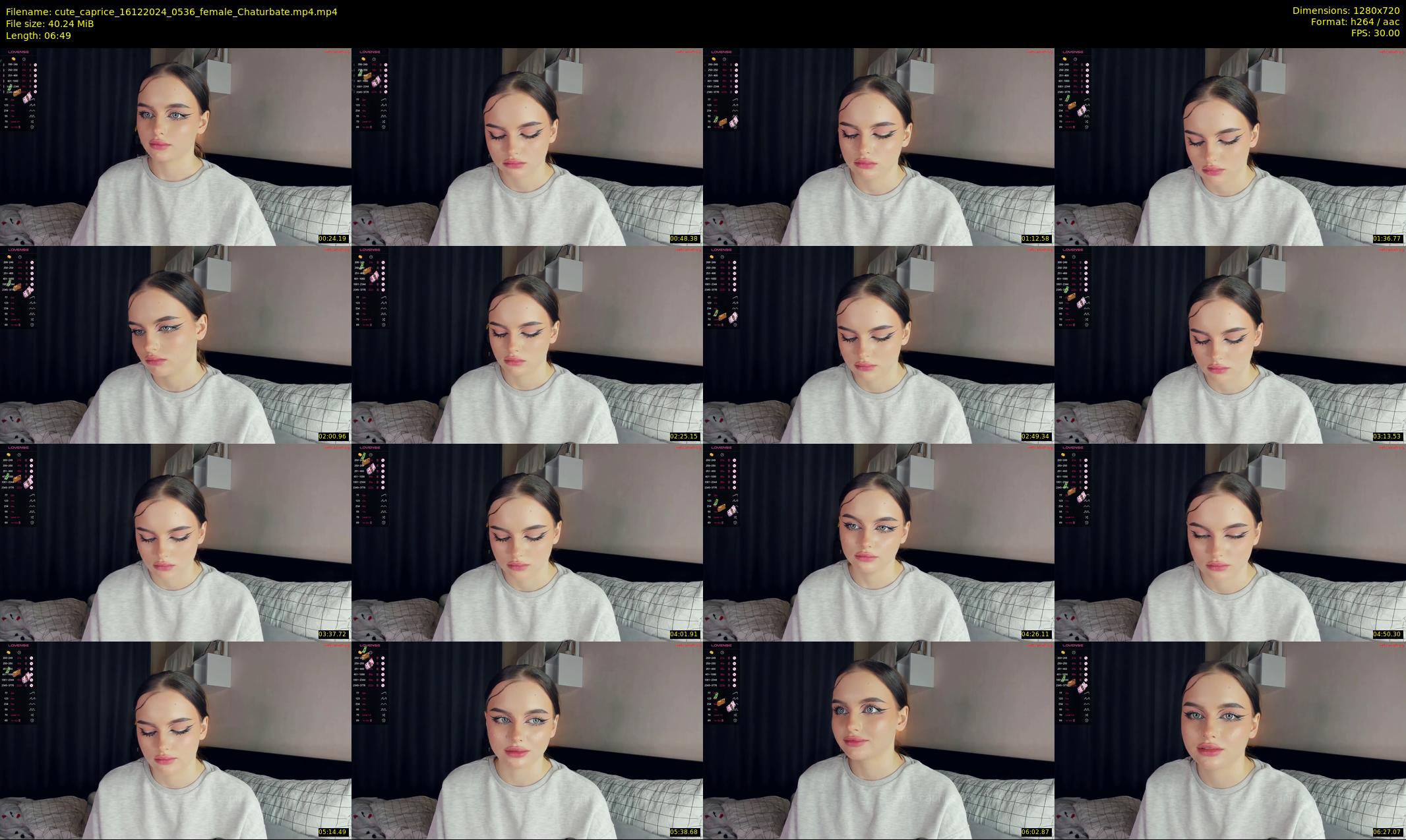 cute_caprice — 7 minute Chaturbate female cam show recording, 720p, Dec 16, 2024