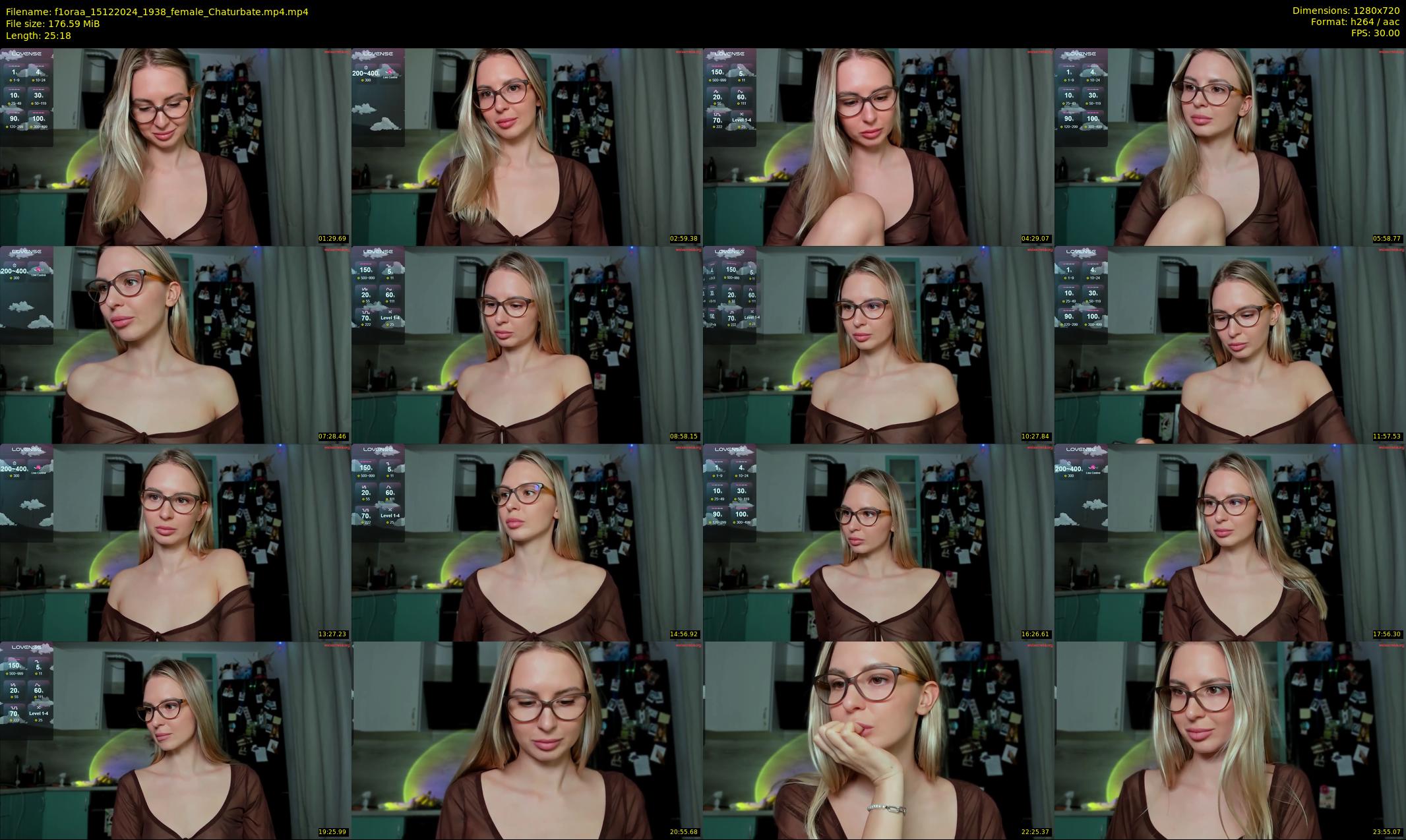 f1oraa — 26 minute Chaturbate female cam show recording, 720p, Dec 15, 2024