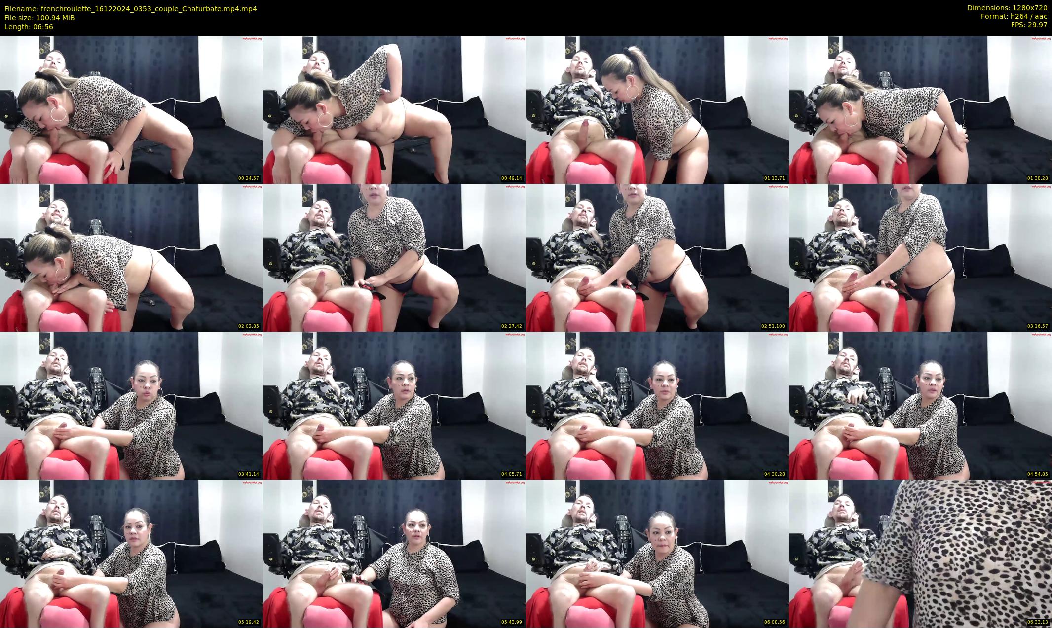frenchroulette — 7 minute Chaturbate couple cam show recording, 720p, Dec 16, 2024