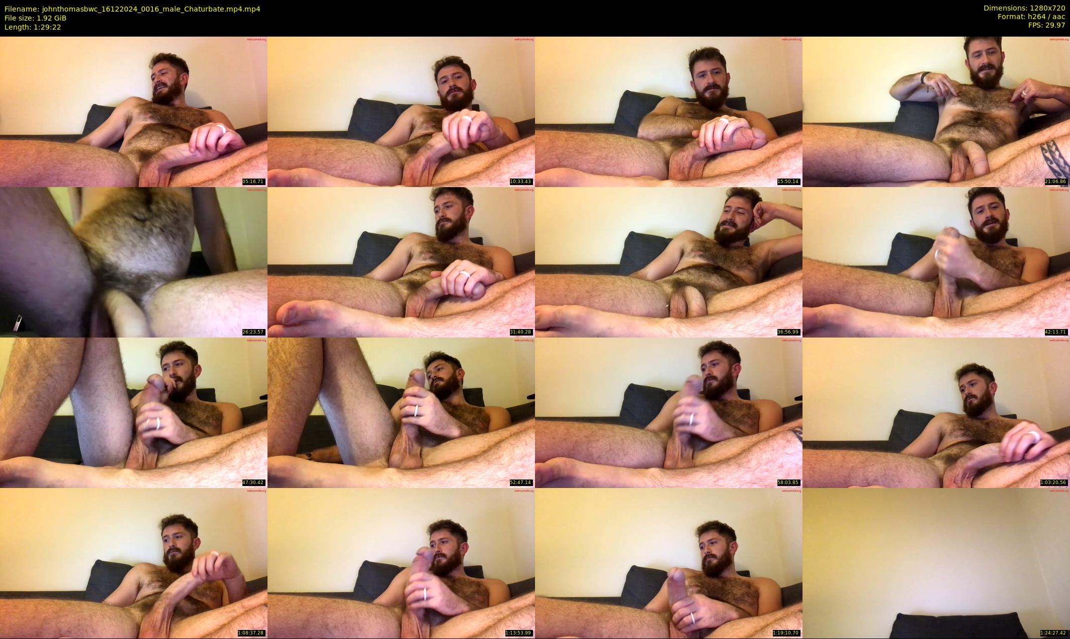 johnthomasbwc — 90 minute Chaturbate male cam show recording, 720p, Dec 16, 2024