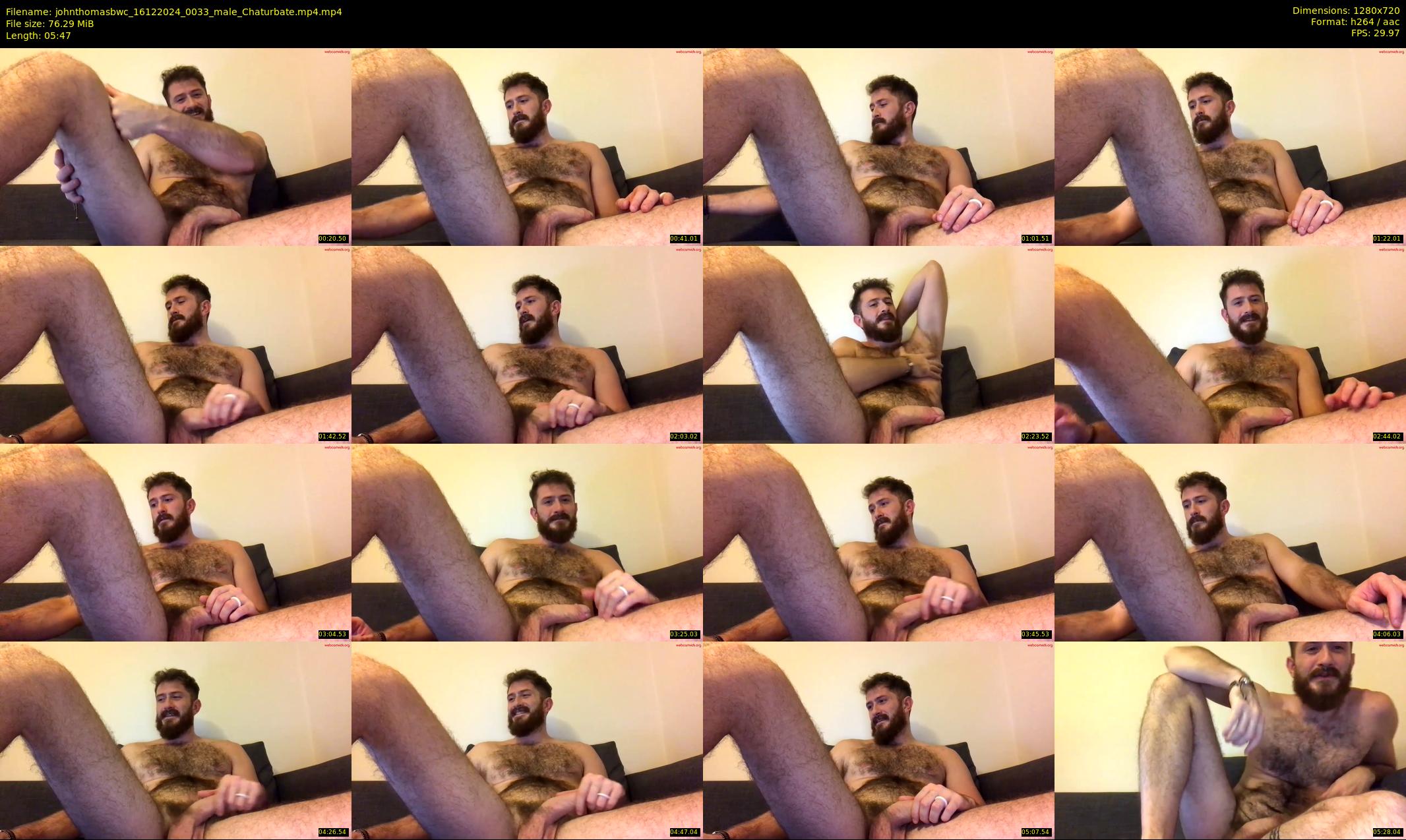 johnthomasbwc — 6 minute Chaturbate male cam show recording, 720p, Dec 16, 2024