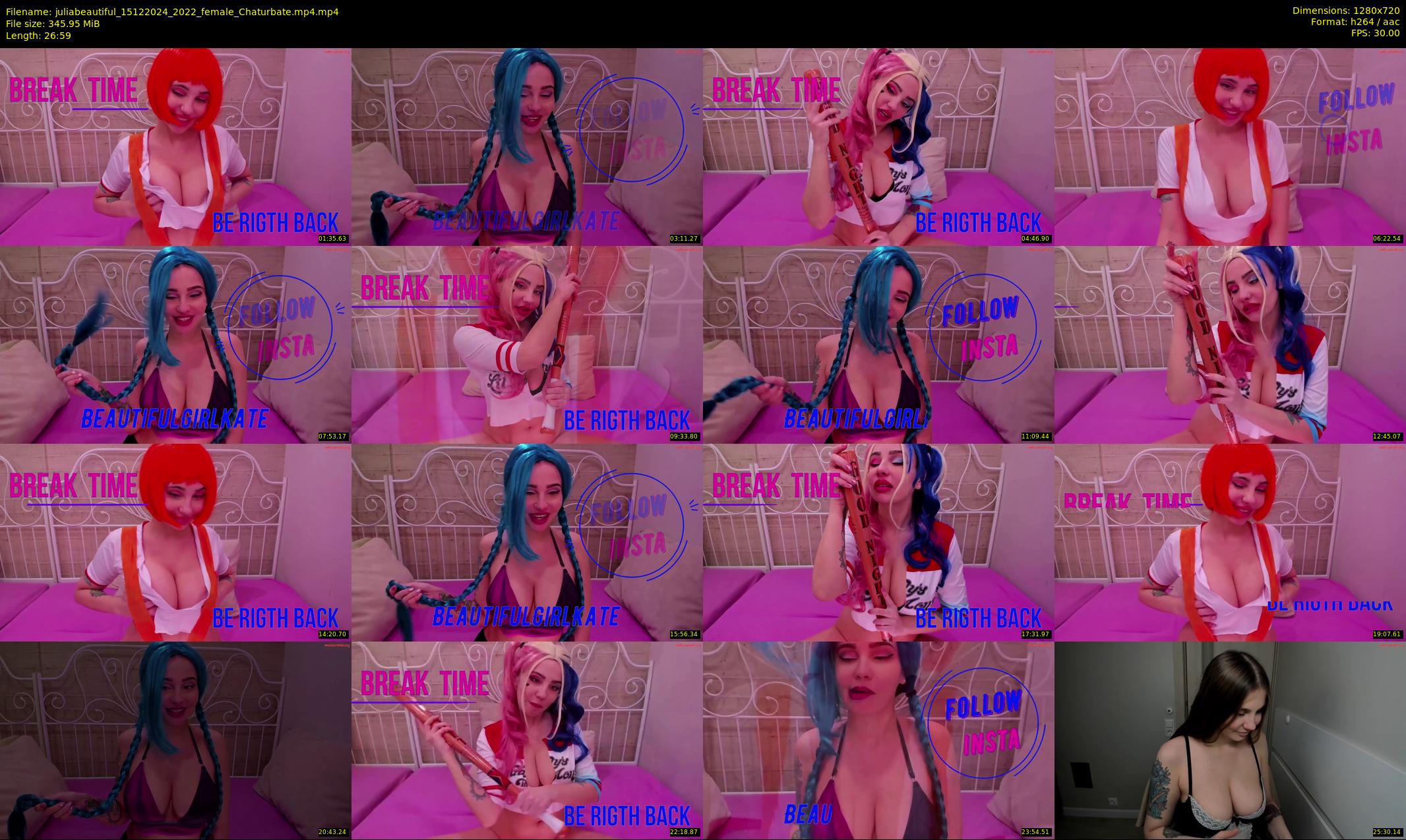 juliabeautiful — 27 minute Chaturbate female cam show recording, 720p, Dec 15, 2024