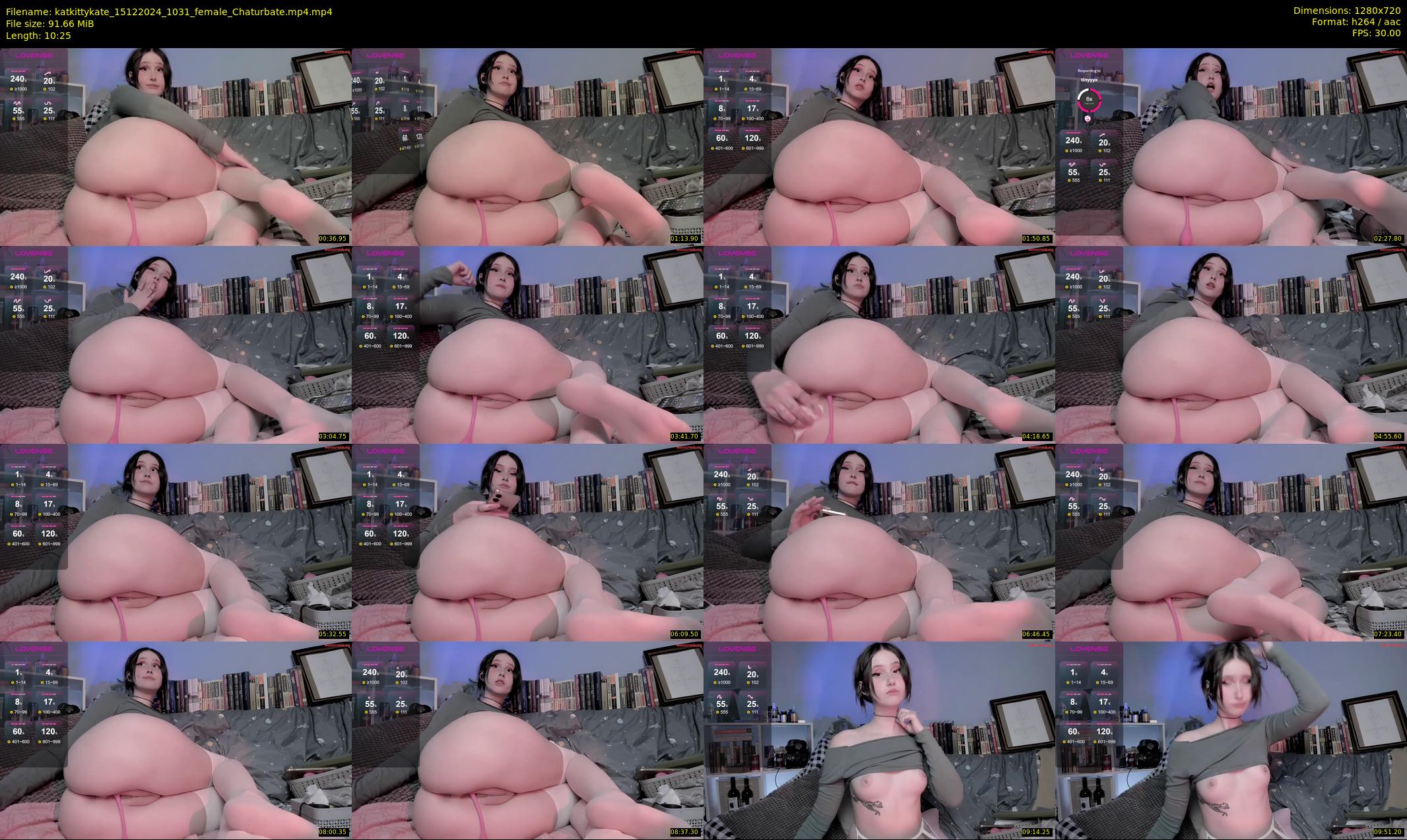 katkittykate — 11 minute Chaturbate female cam show recording, 720p, Dec 15, 2024