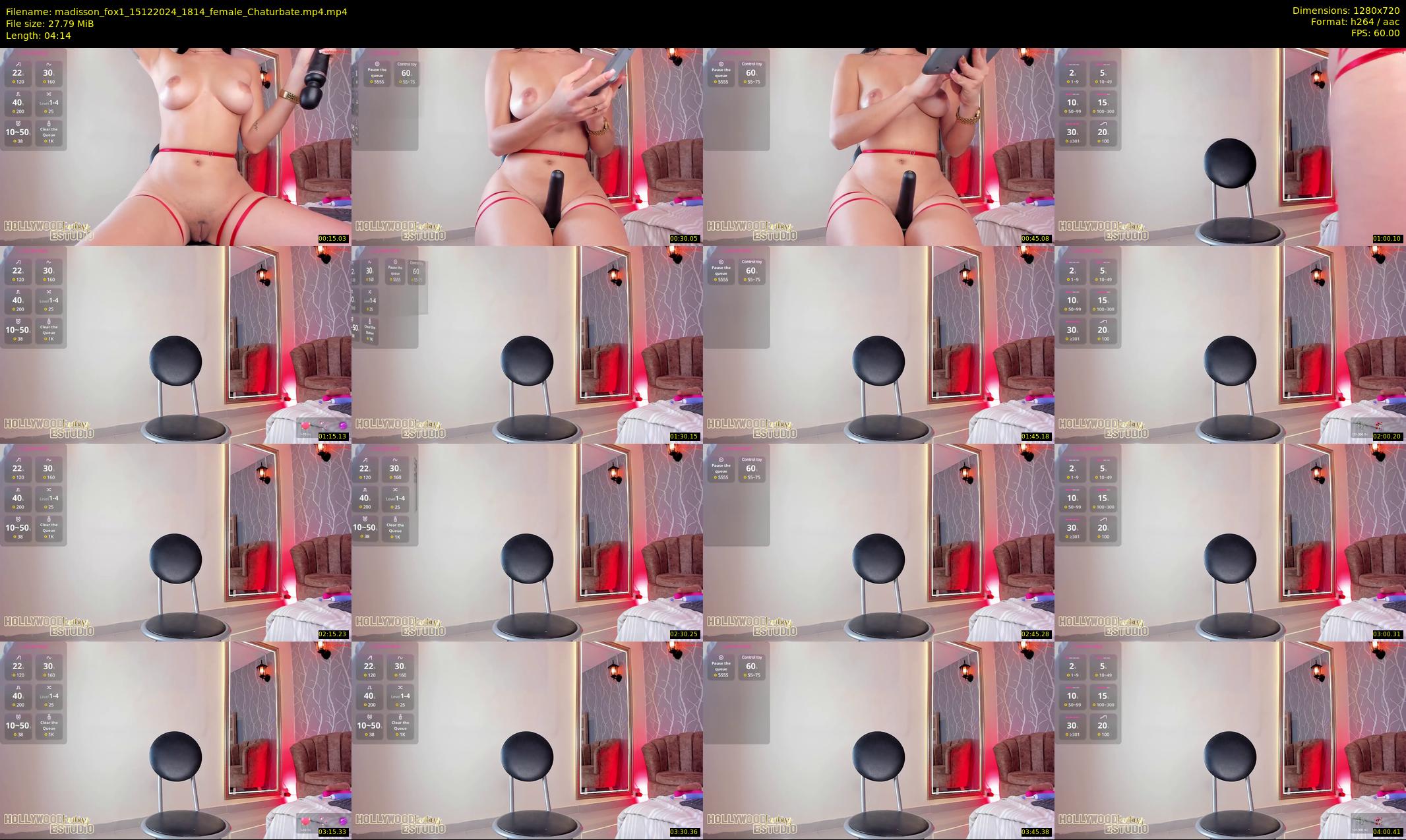 madisson_fox1 — 5 minute Chaturbate female cam show recording, 720p, Dec 15, 2024