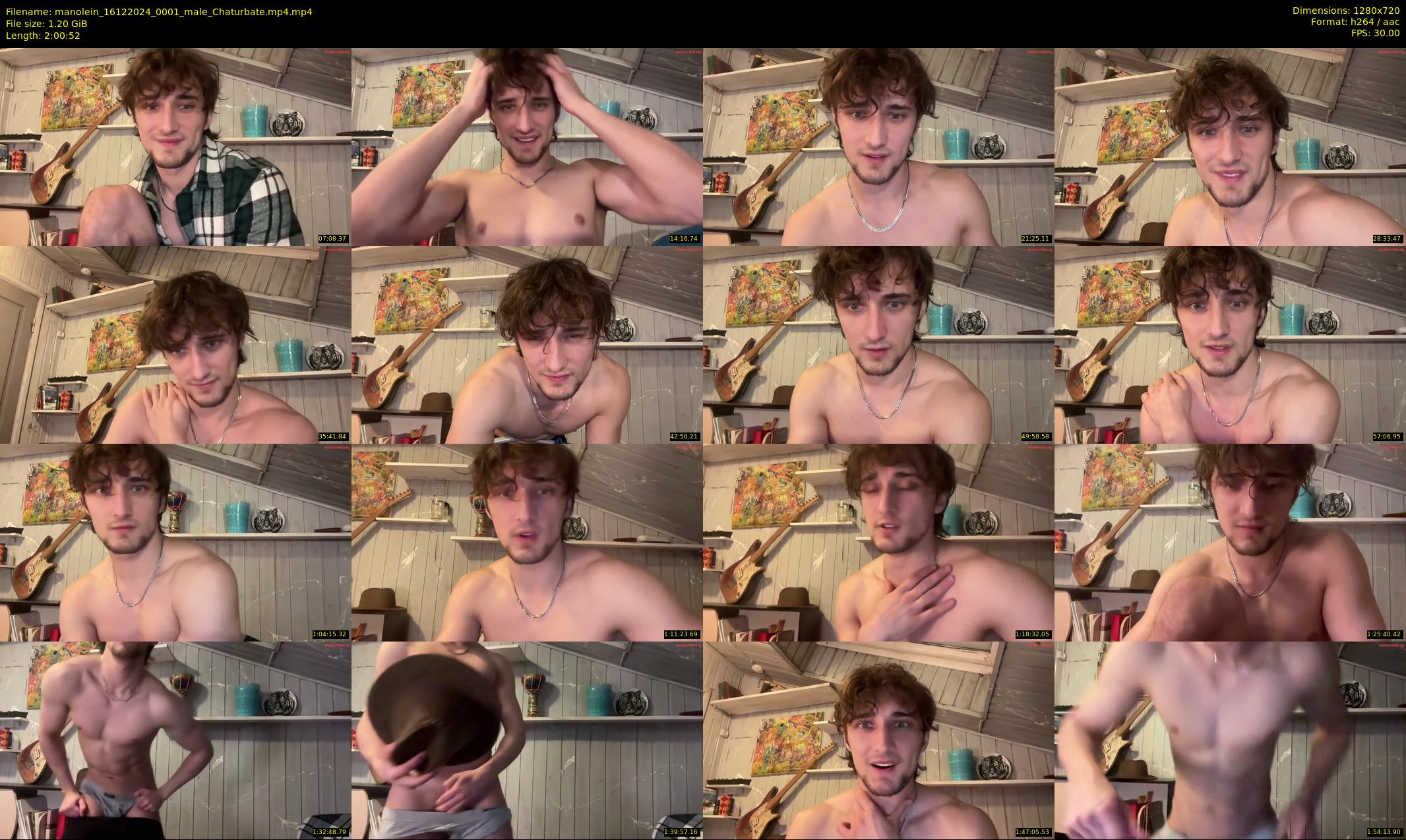 manolein — 121 minute Chaturbate male cam show recording, 720p, Dec 16, 2024