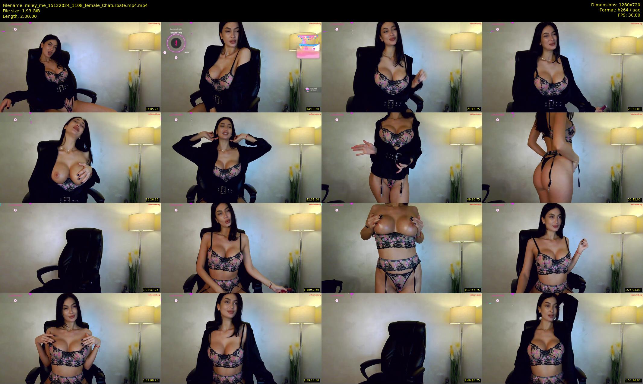 miley_me — 120 minute Chaturbate female cam show recording, 720p, Dec 15, 2024