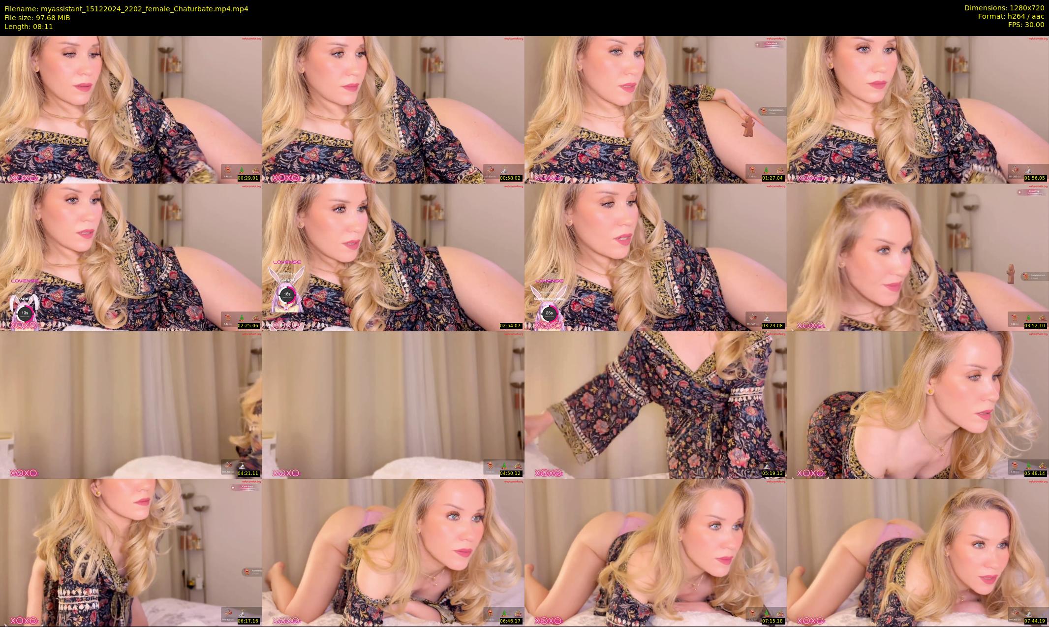 myassistant — 9 minute Chaturbate female cam show recording, 720p, Dec 15, 2024