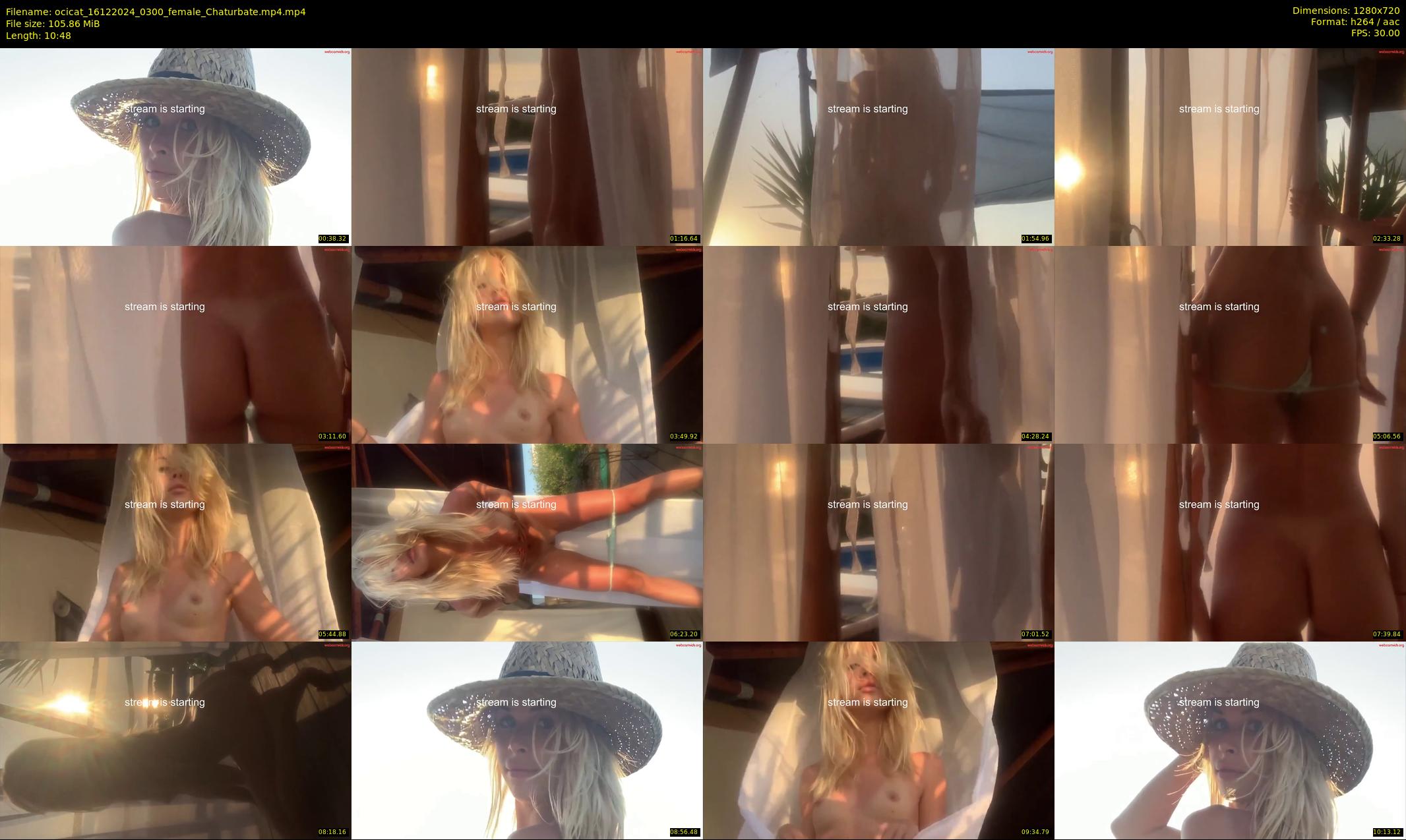 ocicat — 11 minute Chaturbate female cam show recording, 720p, Dec 16, 2024