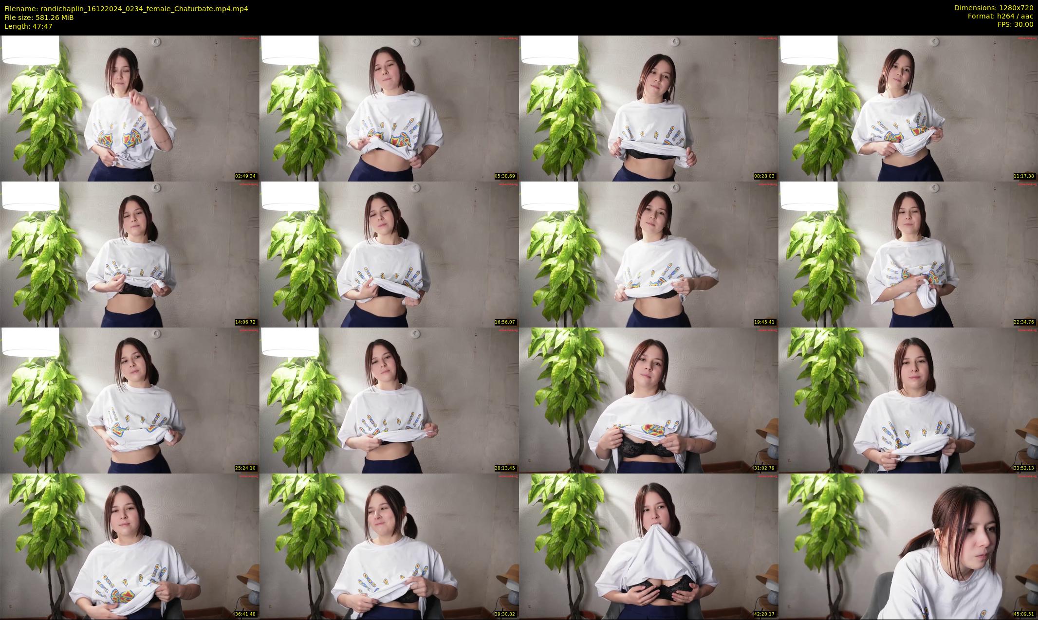randichaplin — 48 minute Chaturbate female cam show recording, 720p, Dec 16, 2024