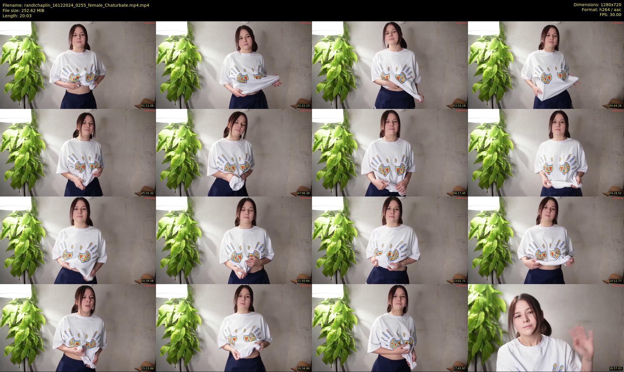 randichaplin — 21 minute Chaturbate female cam show recording, 720p, Dec 16, 2024
