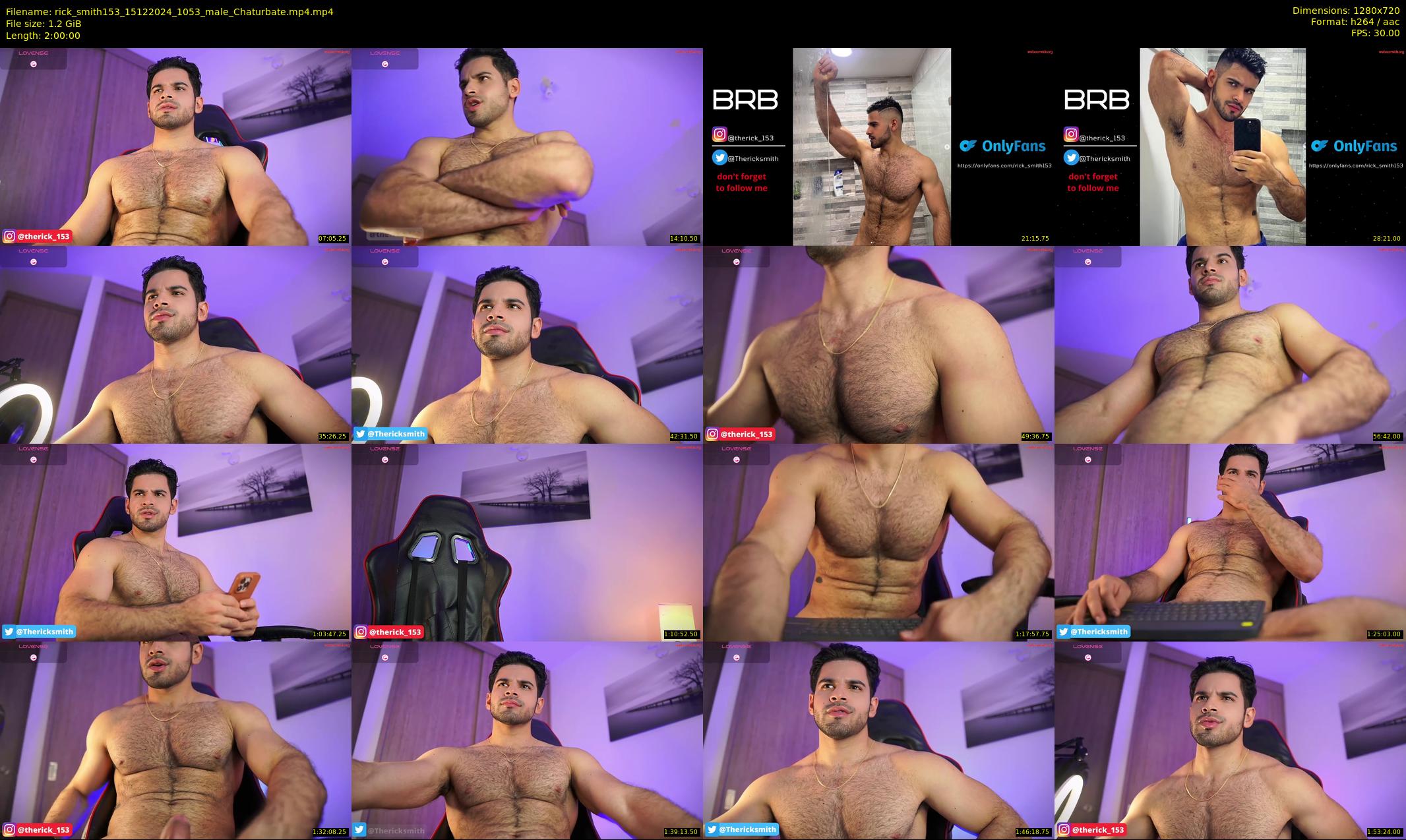rick_smith153 — 120 minute Chaturbate male cam show recording, 720p, Dec 15, 2024