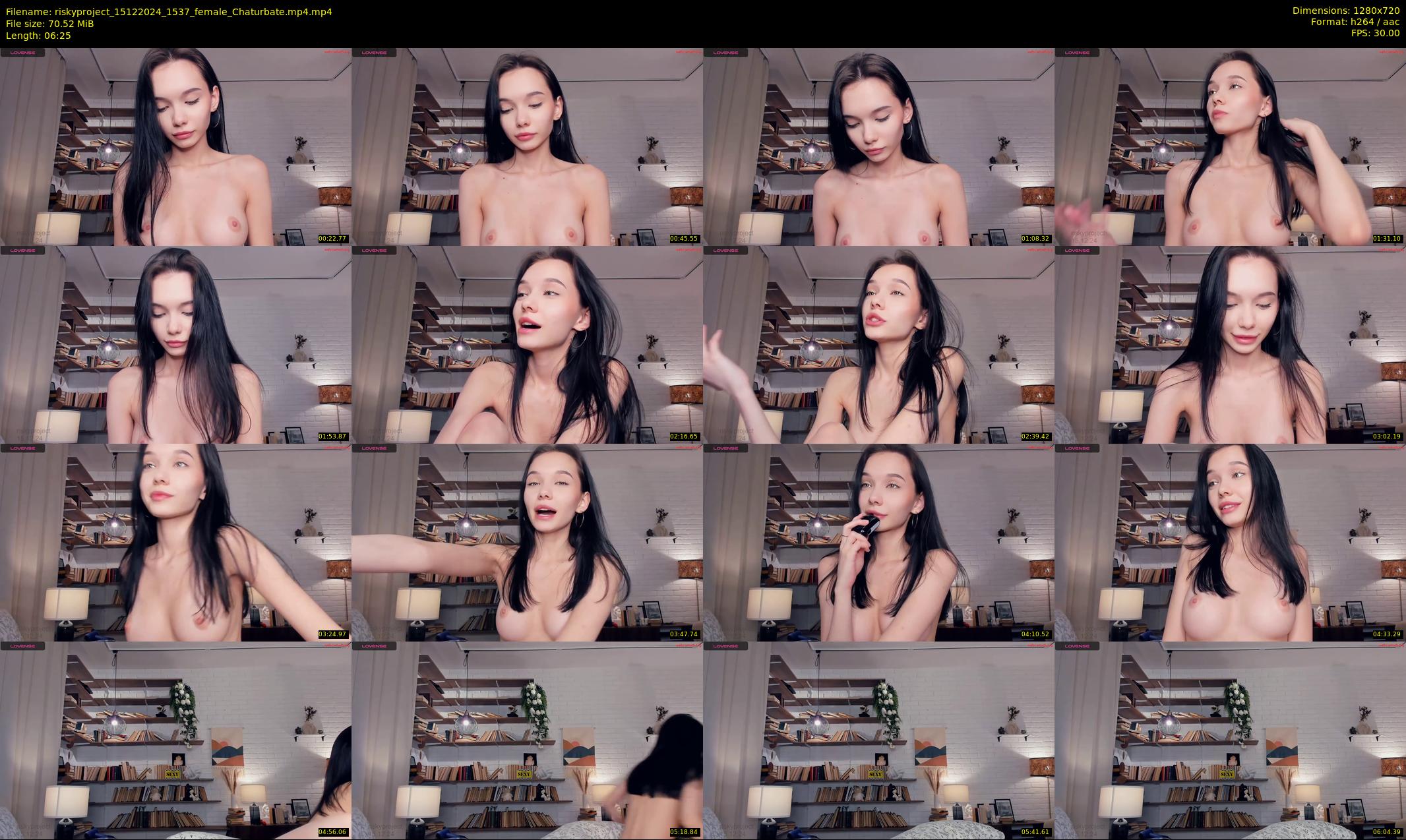riskyproject — 7 minute Chaturbate couple cam show recording, 720p, Dec 15, 2024