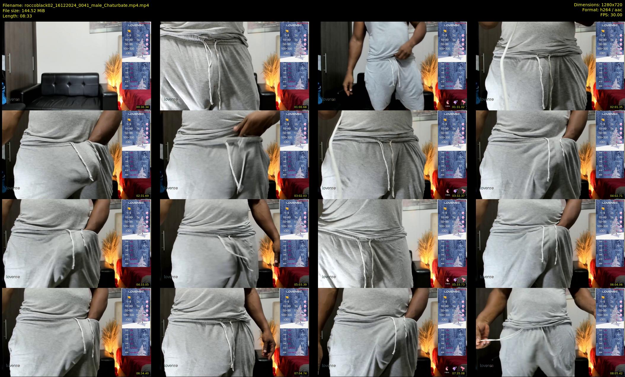 roccoblack02 — 9 minute Chaturbate male cam show recording, 720p, Dec 16, 2024