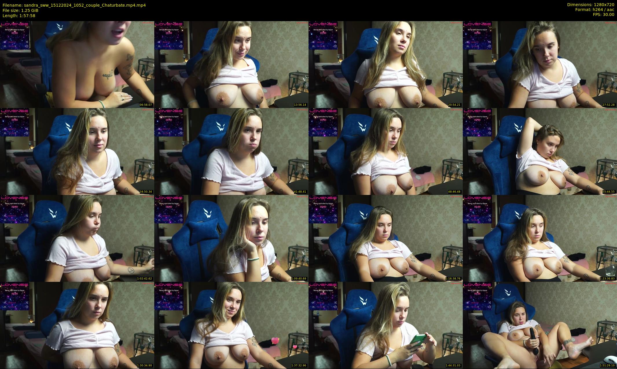 sandra_sww — 118 minute Chaturbate couple cam show recording, 720p, Dec 15, 2024