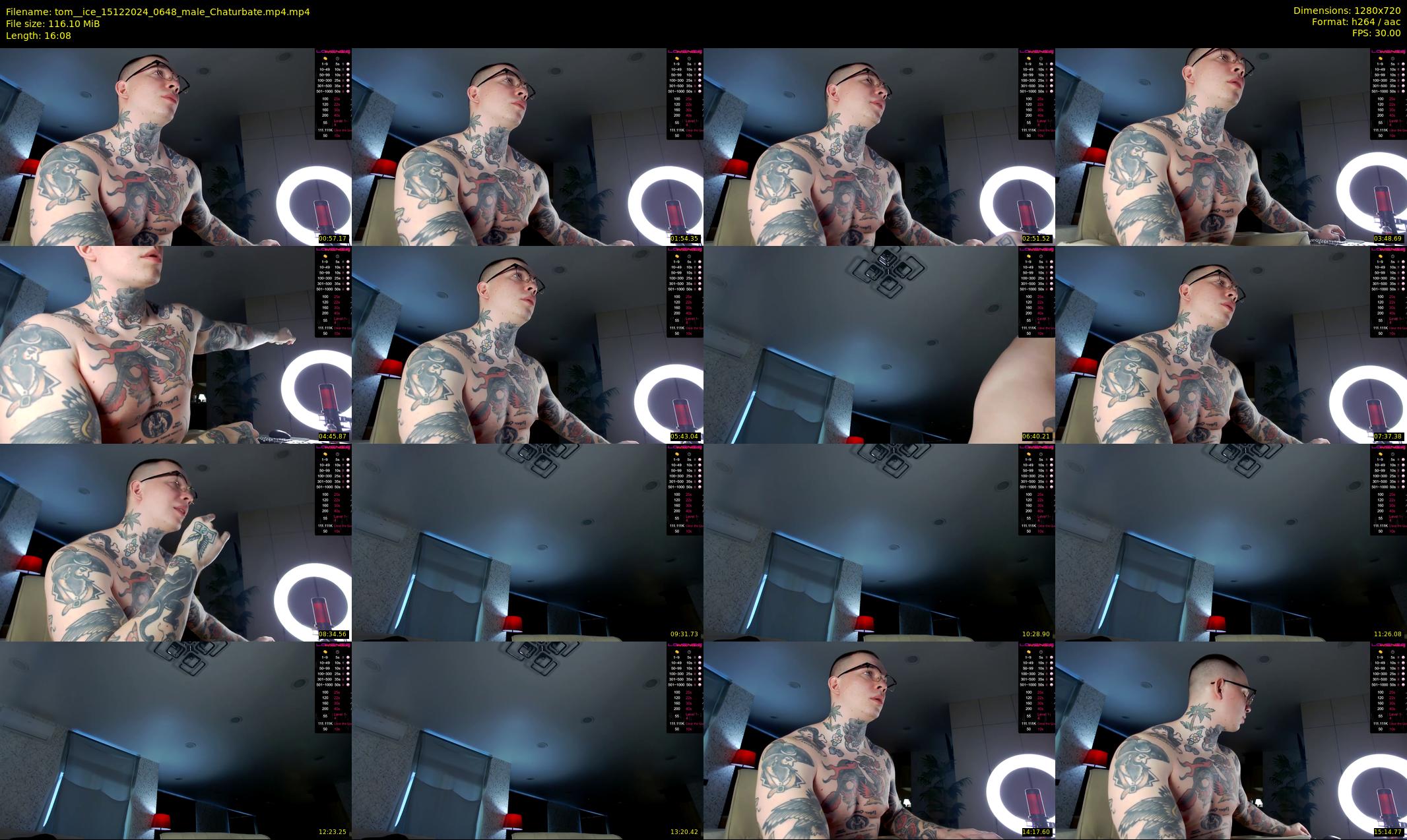 tom__ice — 17 minute Chaturbate male cam show recording, 720p, Dec 15, 2024