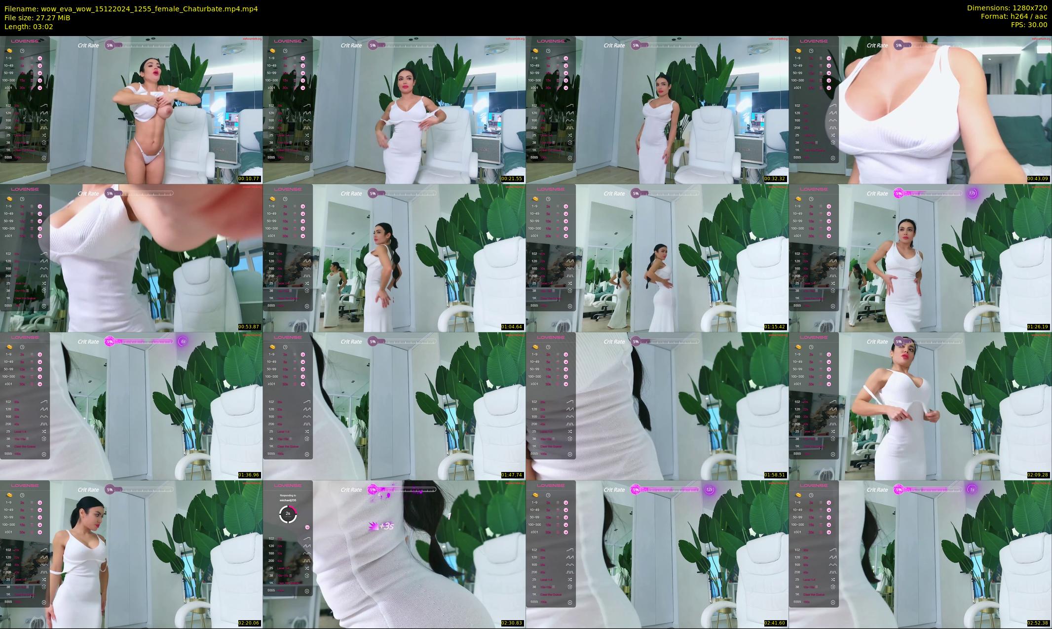 wow_eva_wow — 4 minute Chaturbate female cam show recording, 720p, Dec 15, 2024