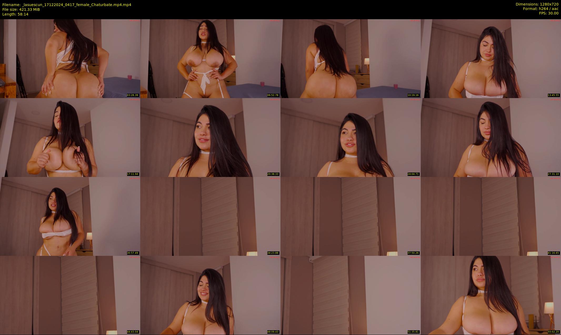 _lasuescun — 59 minute Chaturbate female cam show recording, 720p, Dec 17, 2024