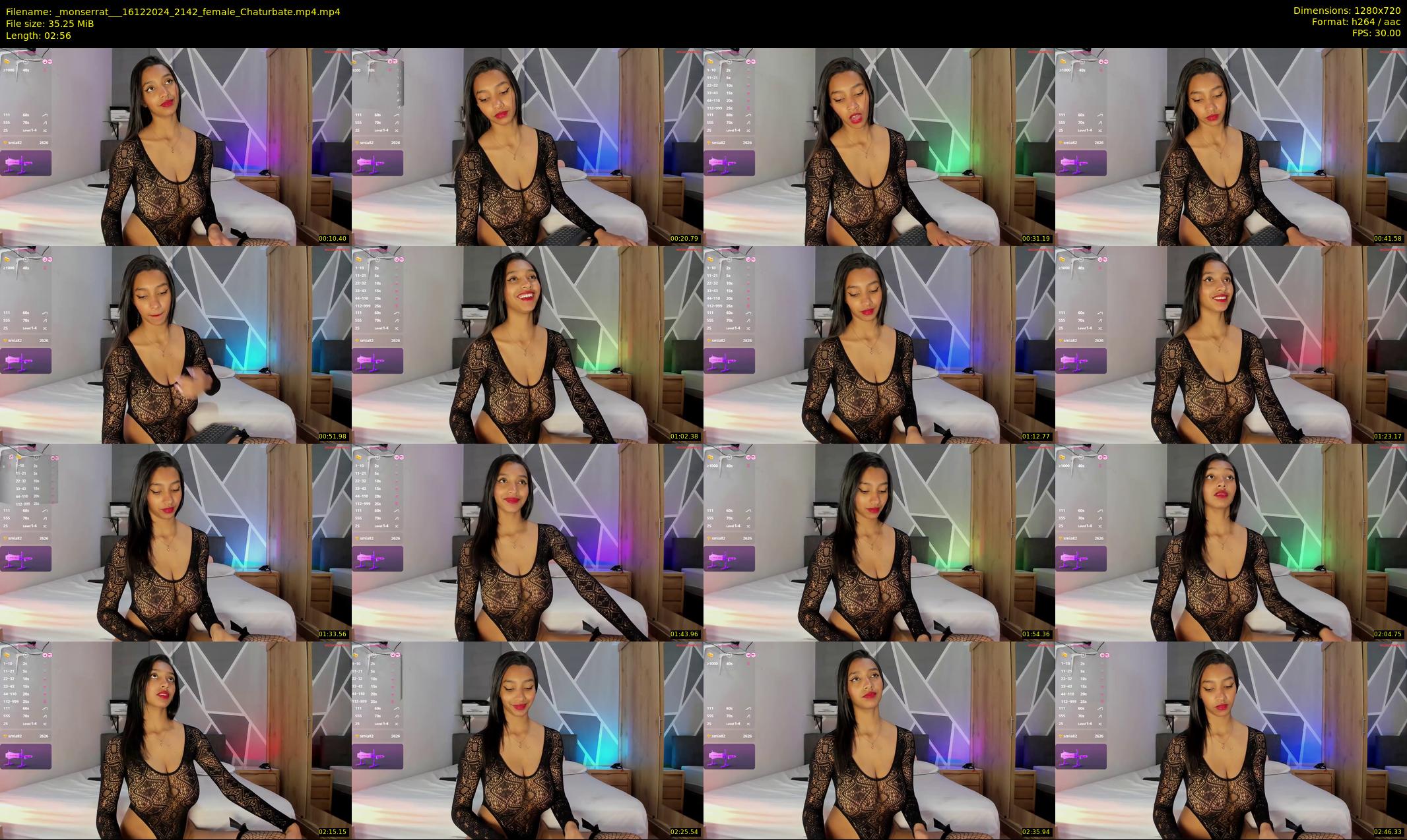 _monserrat__ — 3 minute Chaturbate female cam show recording, 720p, Dec 16, 2024