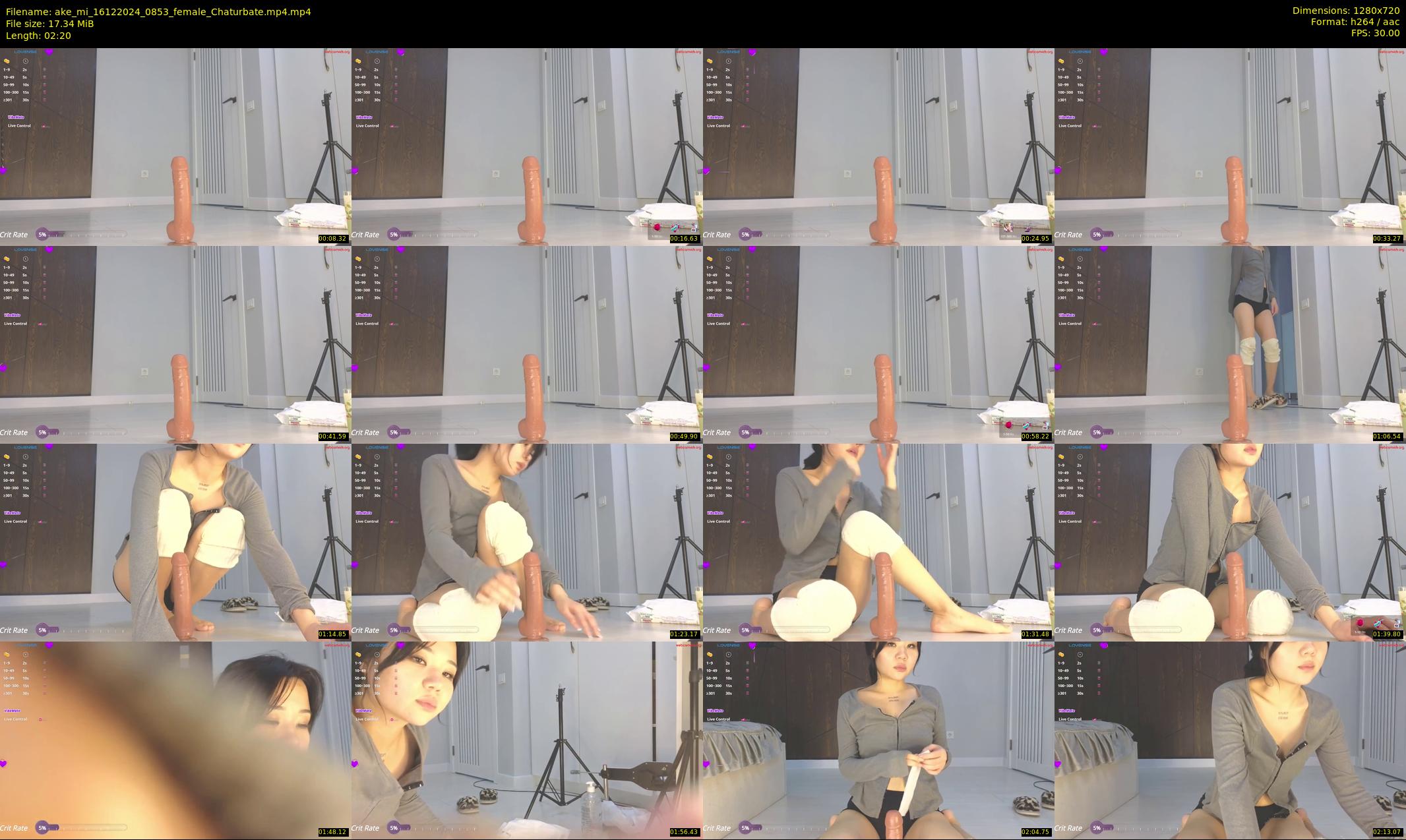 ake_mi — 3 minute Chaturbate female cam show recording, 720p, Dec 16, 2024