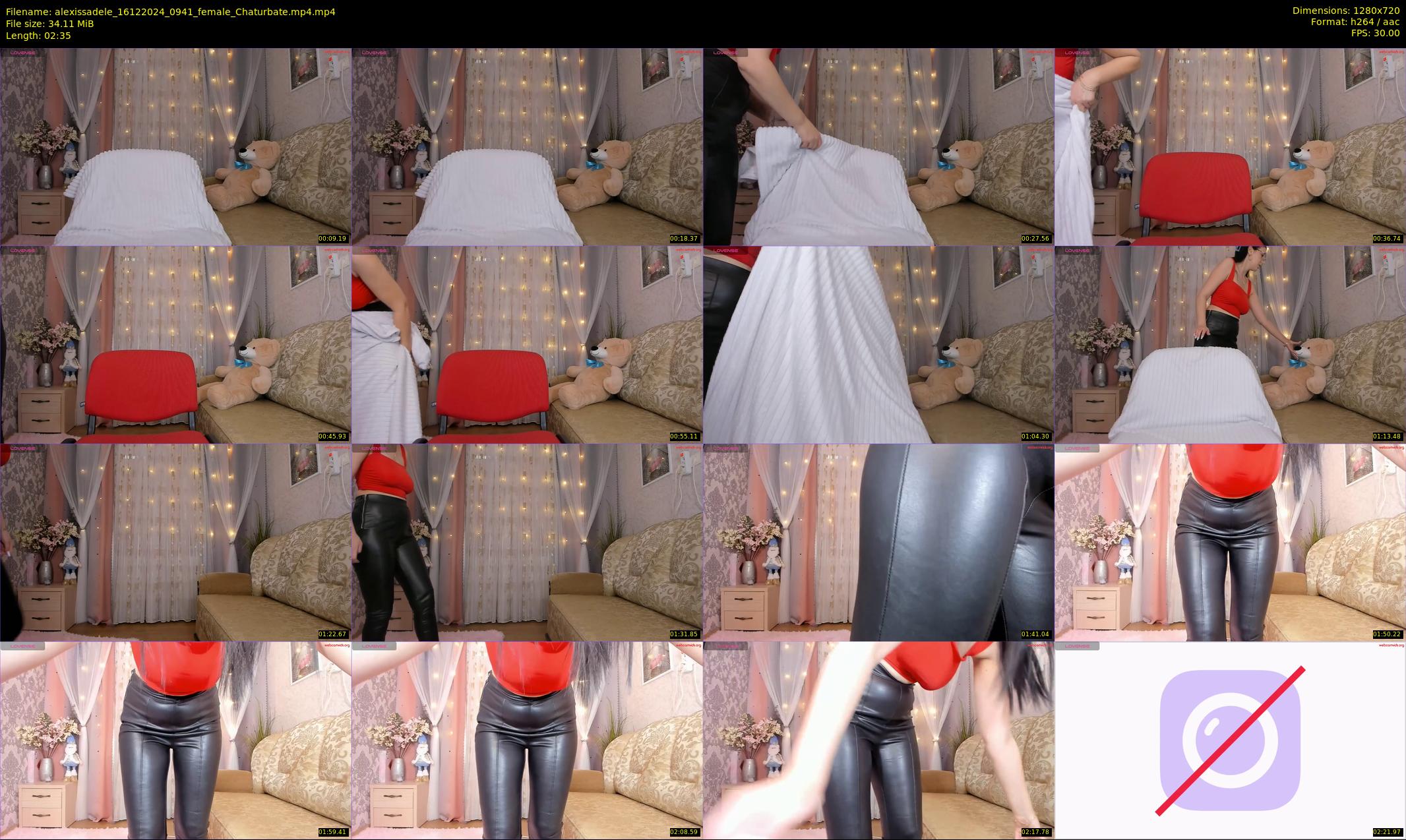 alexissadele — 3 minute Chaturbate female cam show recording, 720p, Dec 16, 2024