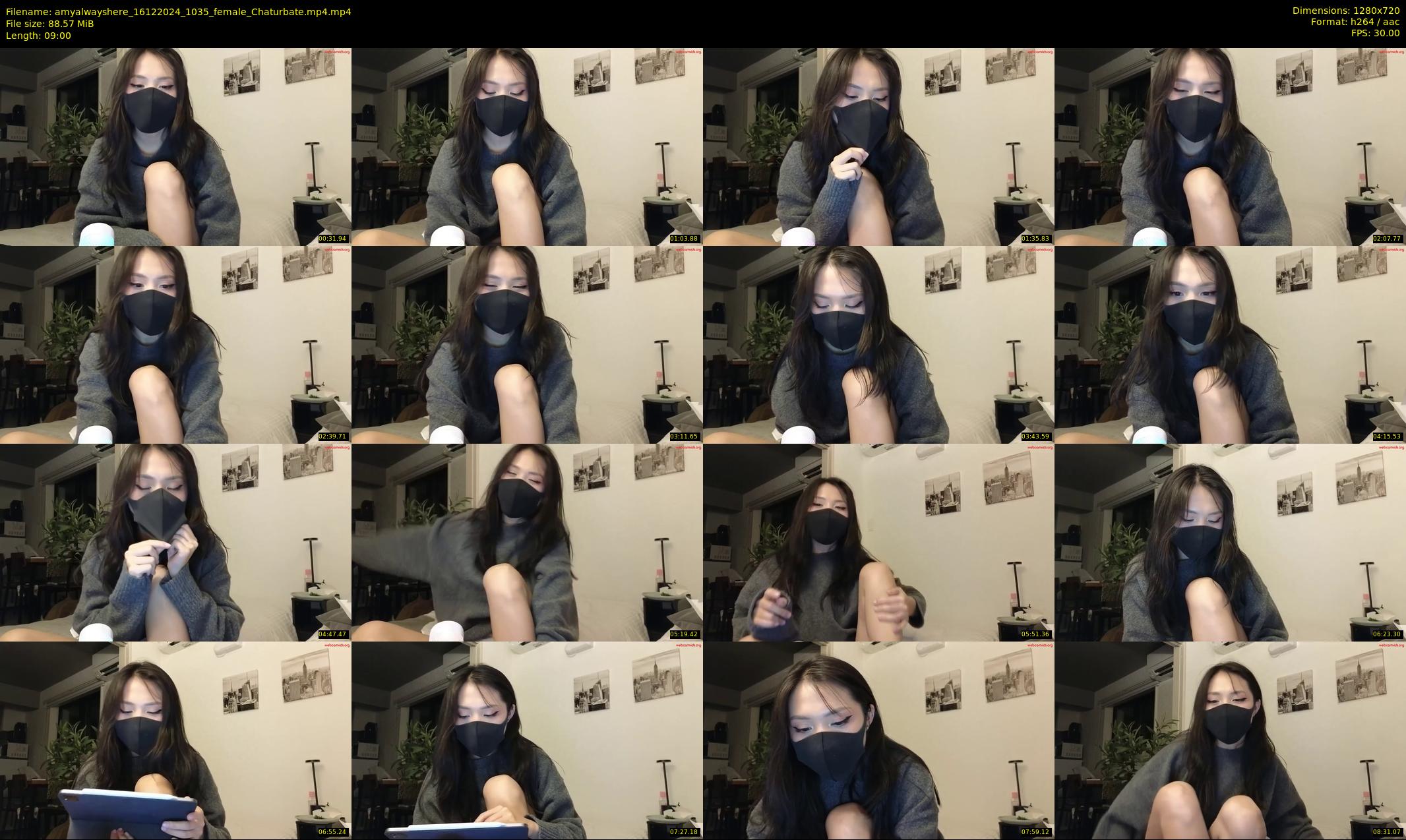 amyalwayshere — 9 minute Chaturbate female cam show recording, 720p, Dec 16, 2024