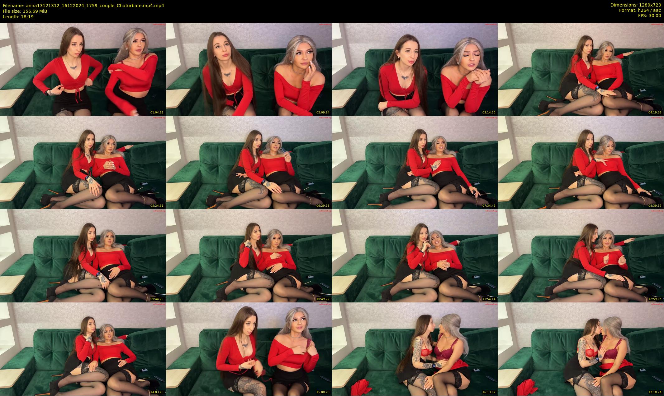 anna13121312 — 19 minute Chaturbate couple cam show recording, 720p, Dec 16, 2024