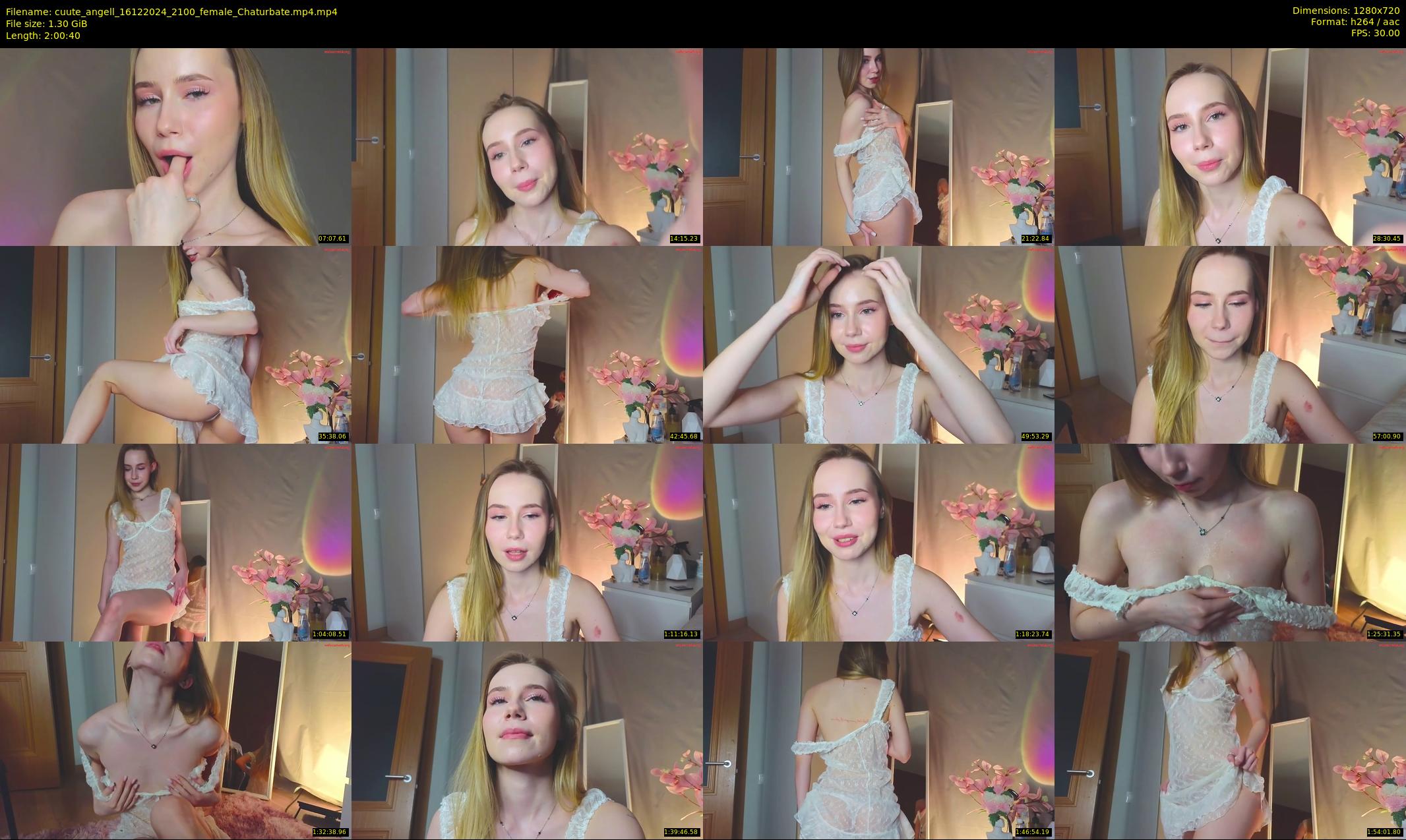 cuute_angell — 121 minute Chaturbate female cam show recording, 720p, Dec 16, 2024