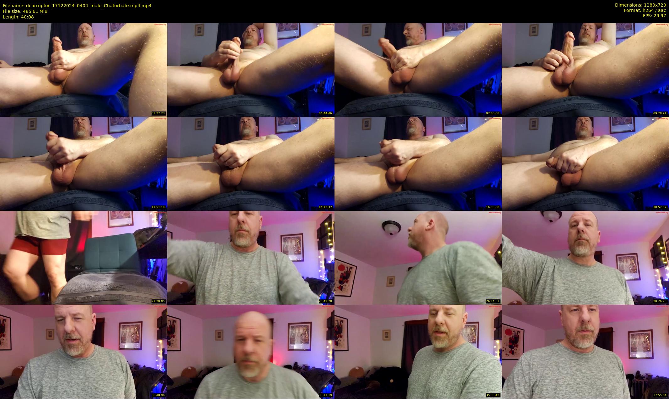 dcorruptor — 41 minute Chaturbate male cam show recording, 720p, Dec 17, 2024