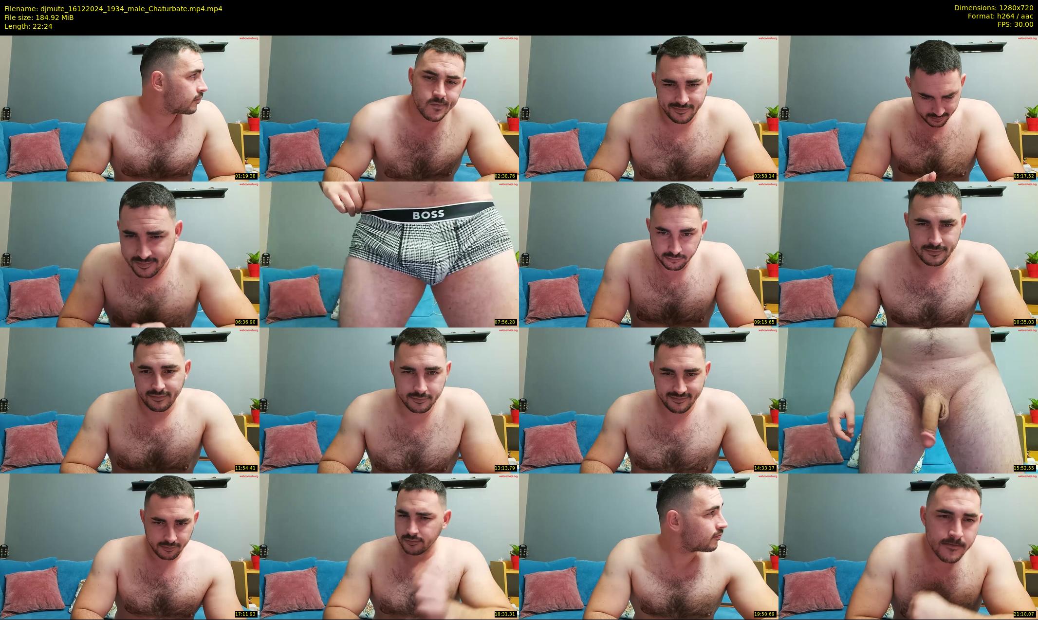 djmute — 23 minute Chaturbate male cam show recording, 720p, Dec 16, 2024