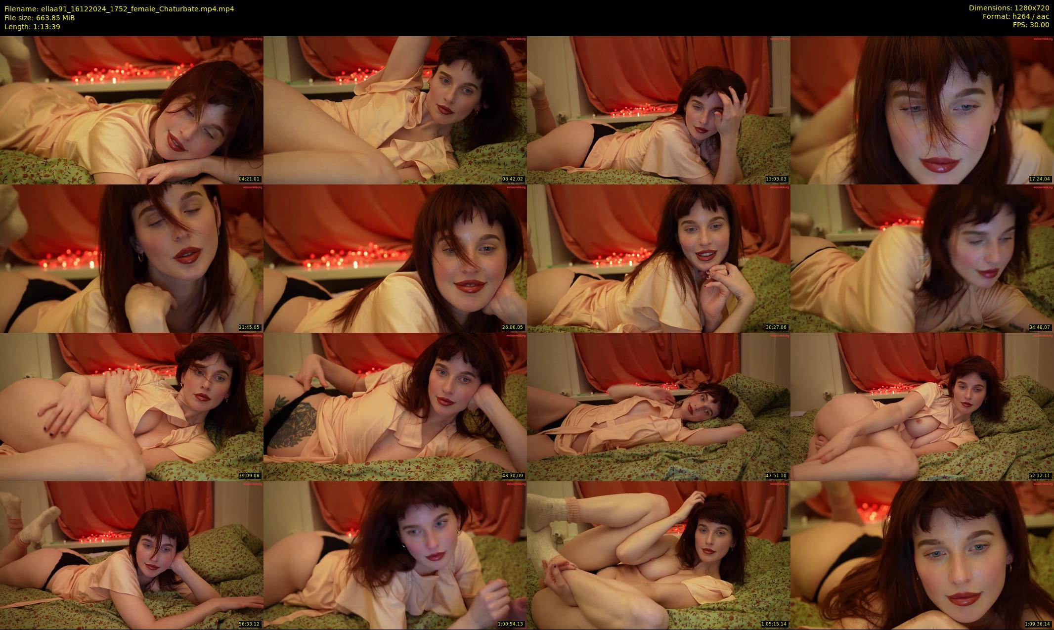 ellaa91 — 74 minute Chaturbate female cam show recording, 720p, Dec 16, 2024