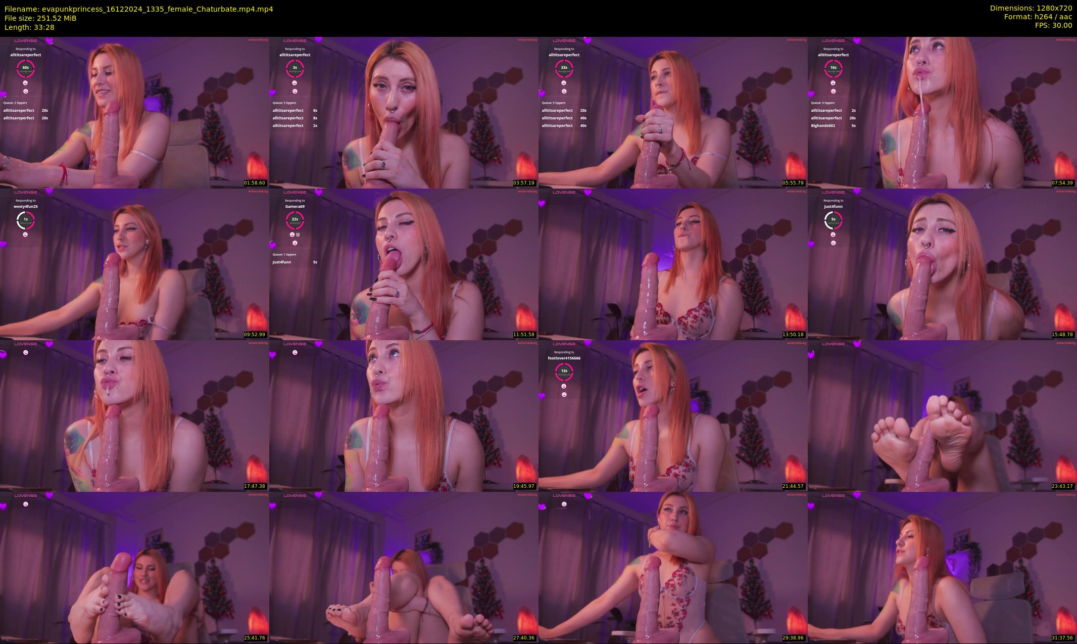 evapunkprincess — 34 minute Chaturbate female cam show recording, 720p, Dec 16, 2024