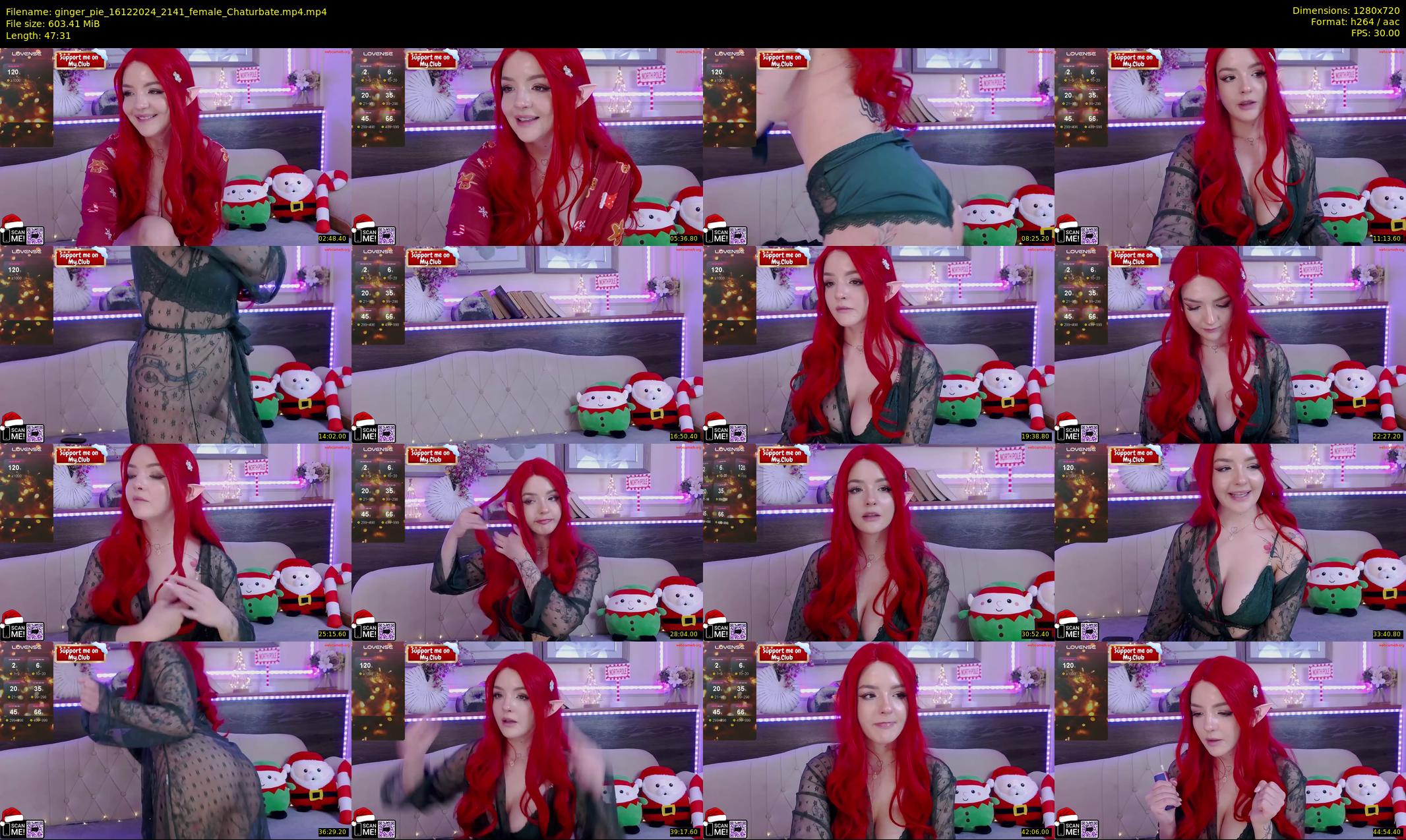 ginger_pie — 48 minute Chaturbate female cam show recording, 720p, Dec 16, 2024