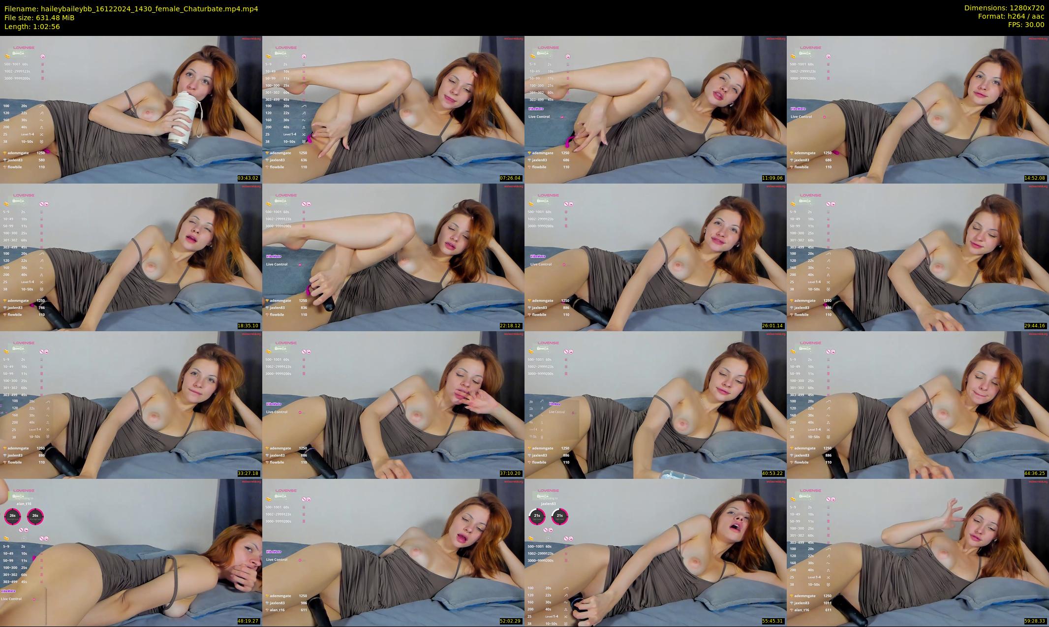 haileybaileybb — 63 minute Chaturbate female cam show recording, 720p, Dec 16, 2024
