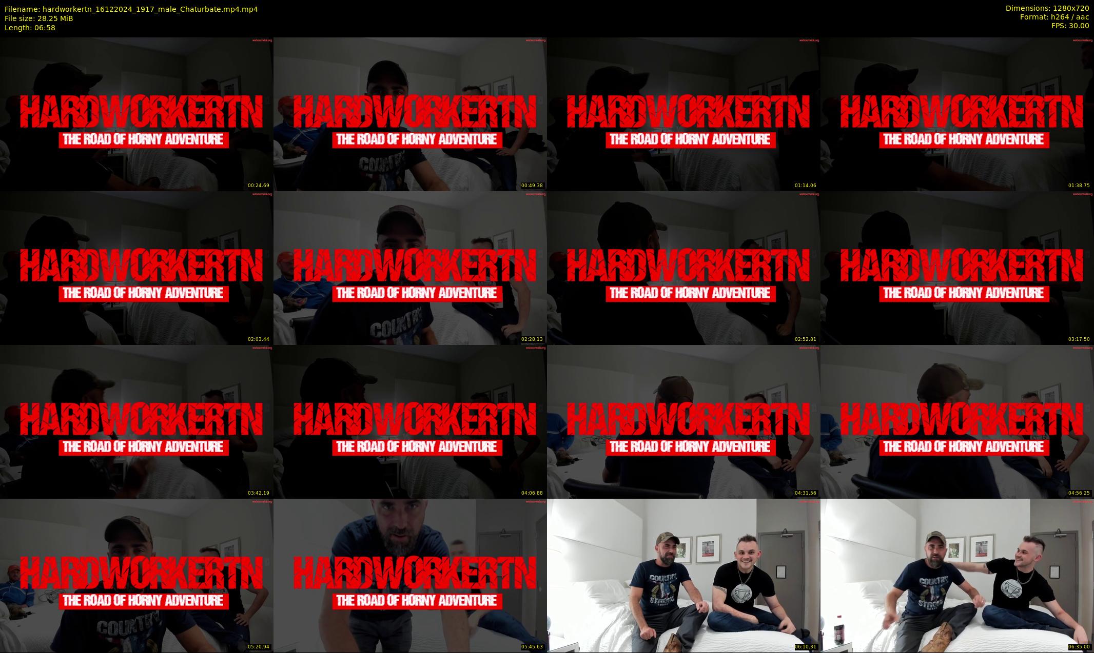 hardworkertn — 7 minute Chaturbate male cam show recording, 720p, Dec 16, 2024