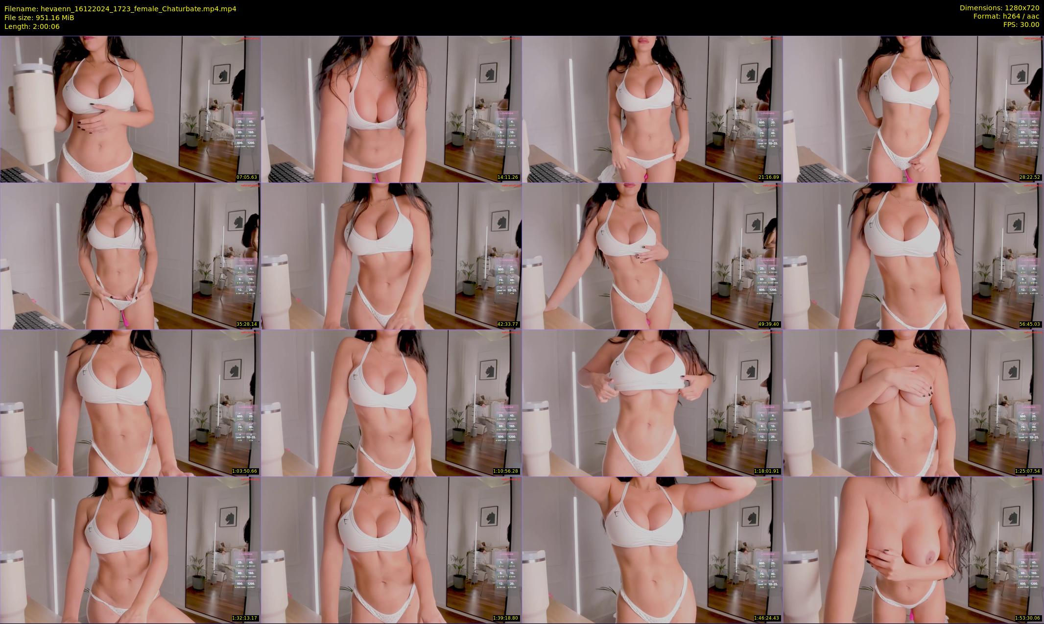 hevaenn — 121 minute Chaturbate female cam show recording, 720p, Dec 16, 2024