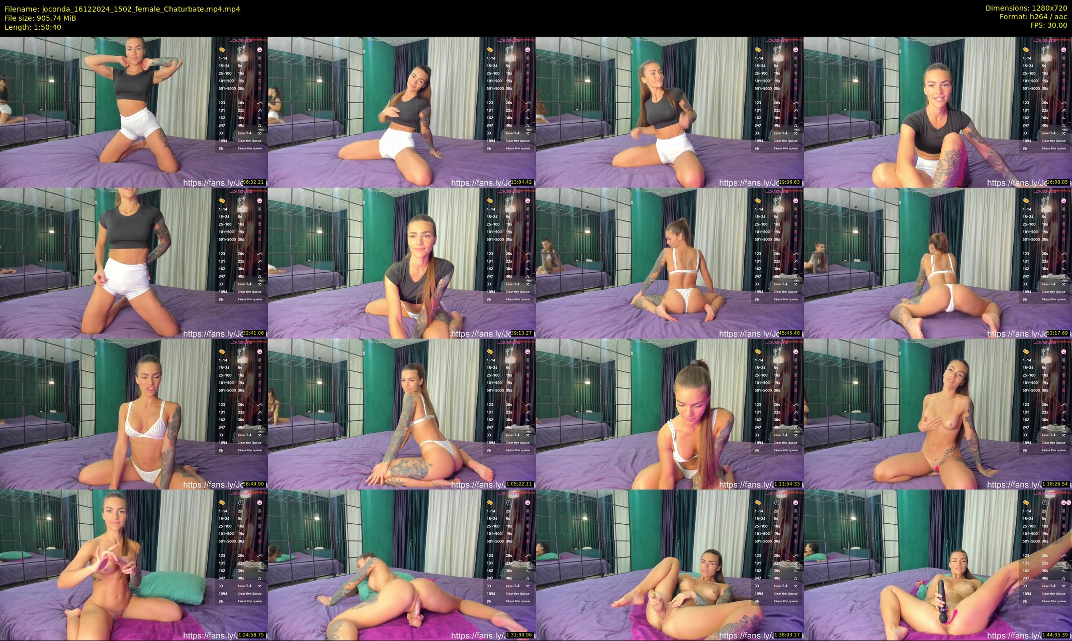 joconda — 111 minute Chaturbate female cam show recording, 720p, Dec 16, 2024