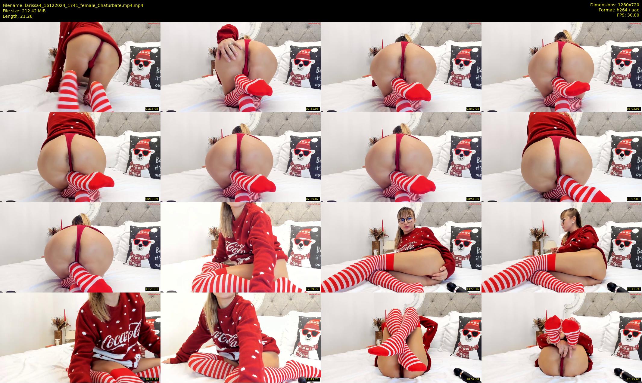 larissa4 — 22 minute Chaturbate female cam show recording, 720p, Dec 16, 2024