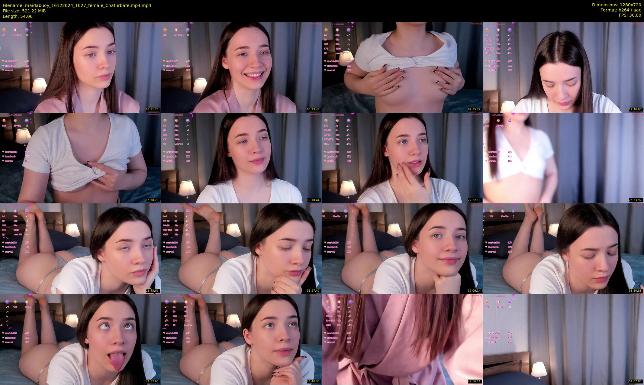 maidabuoy — 55 minute Chaturbate female cam show recording, 720p, Dec 16, 2024